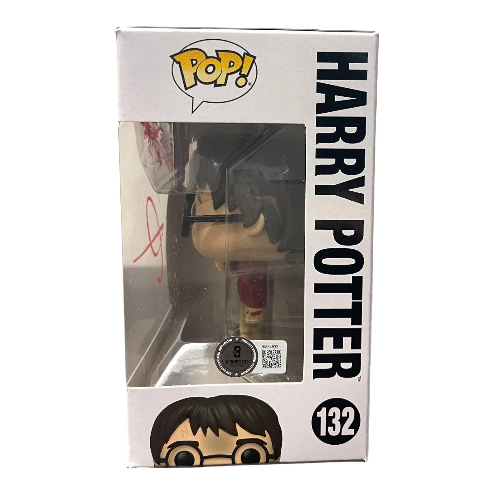 DANIEL RADCLIFFE — DANIEL RADCLIFFE SIGNED AUTOGRAPH FUNKO POP 132 HARRY POTTER BECKETT BAS COA, изображение 2