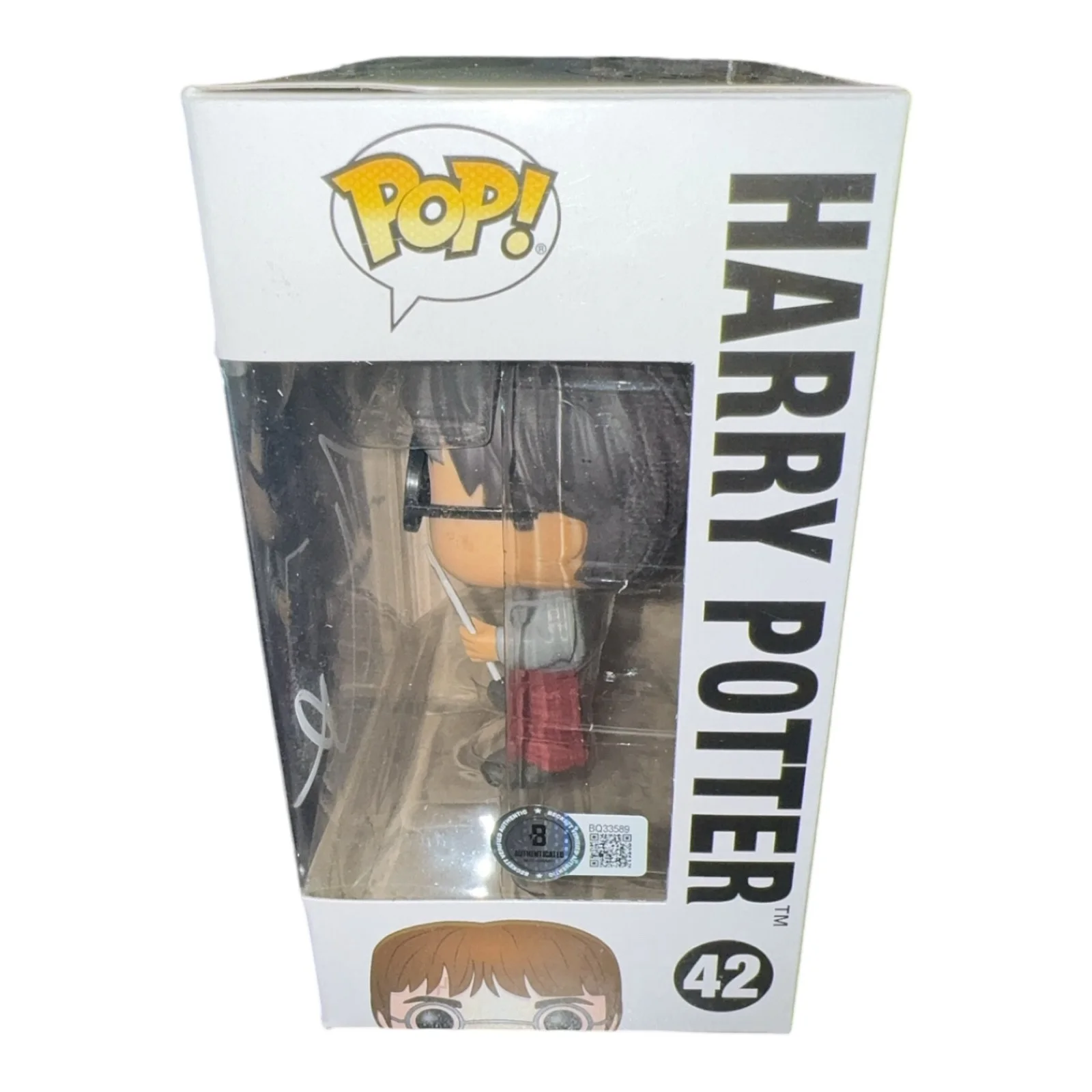 DANIEL RADCLIFFE — DANIEL RADCLIFFE SIGNED AUTOGRAPH FUNKO POP 42 HARRY POTTER BECKETT BAS COA, изображение 2