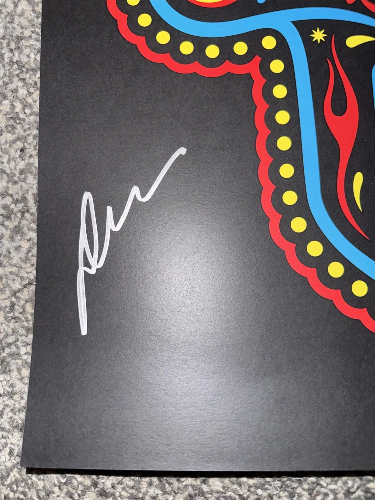 Jane’s Addiction Band Signed Sterling Spoon Poster Lithograph Rare, image 3