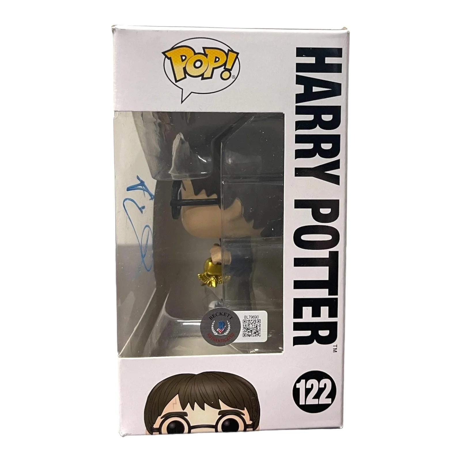 DANIEL RADCLIFFE — DANIEL RADCLIFFE SIGNED AUTOGRAPH FUNKO POP 122 HARRY POTTER BECKETT BAS COA, изображение 2