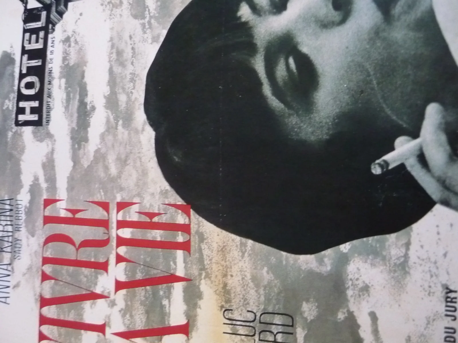 14x11 mounted poster Film vivre sa vie 1962 french art by vaissier, изображение 2