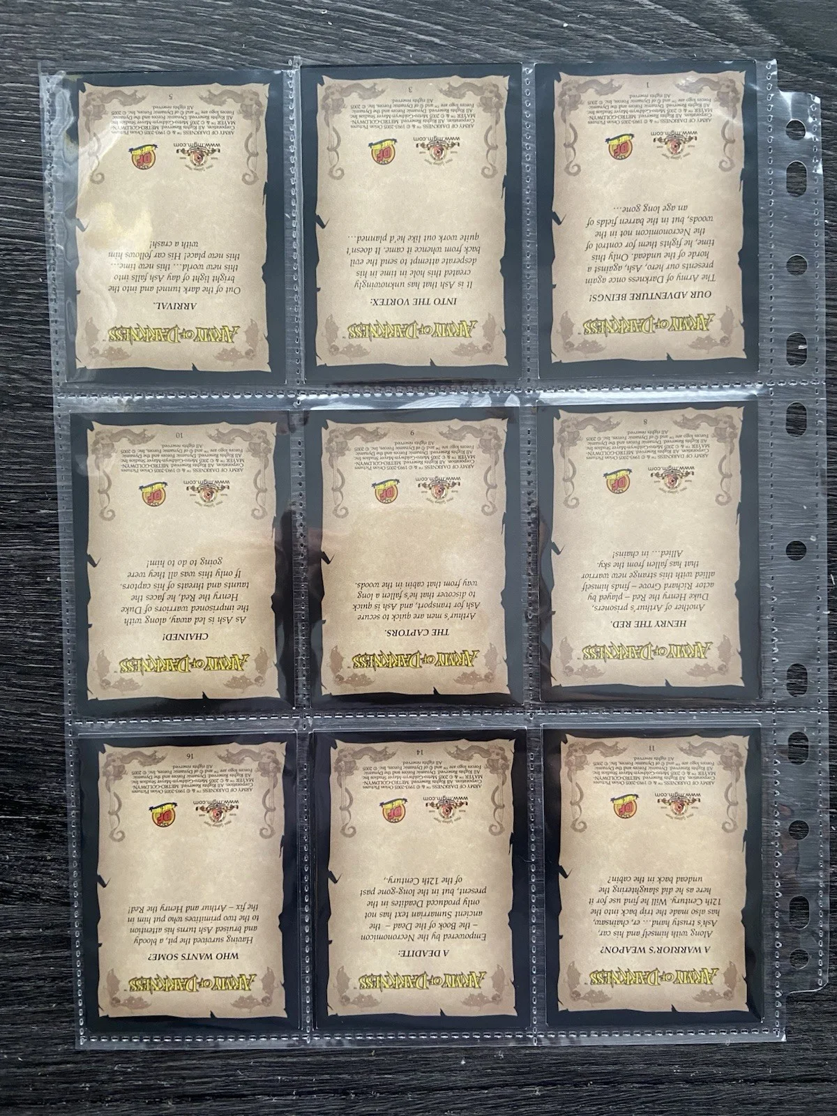 Army of Darkness Trading Cards Bundle - Bruce Campbell - Evil Dead Trilogy, image 3