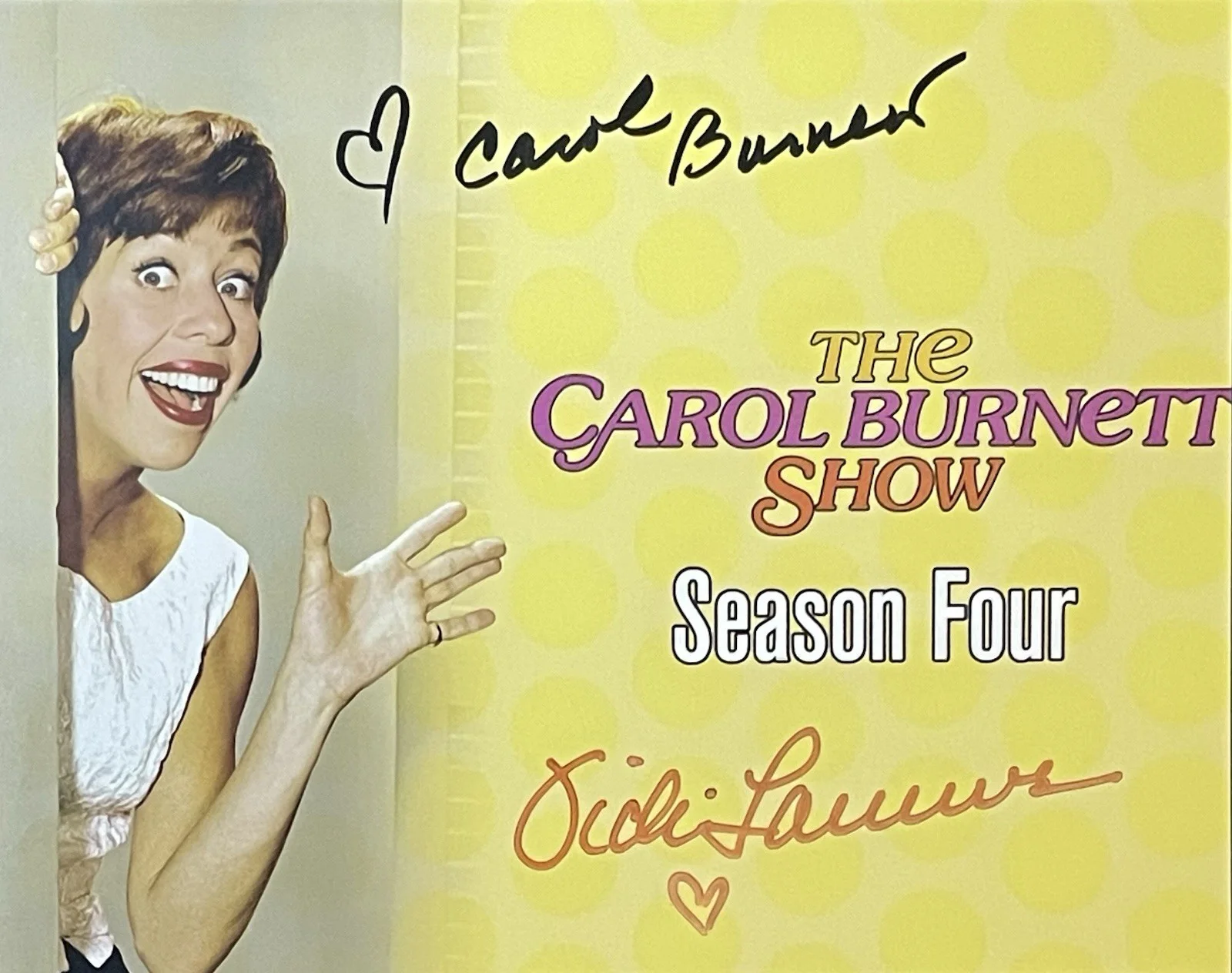 Carol Burnett and Vicki Lawrence — Carol Burnett Vicki Lawrence Signed 8x10 Photo Classic Rare Autographed 2