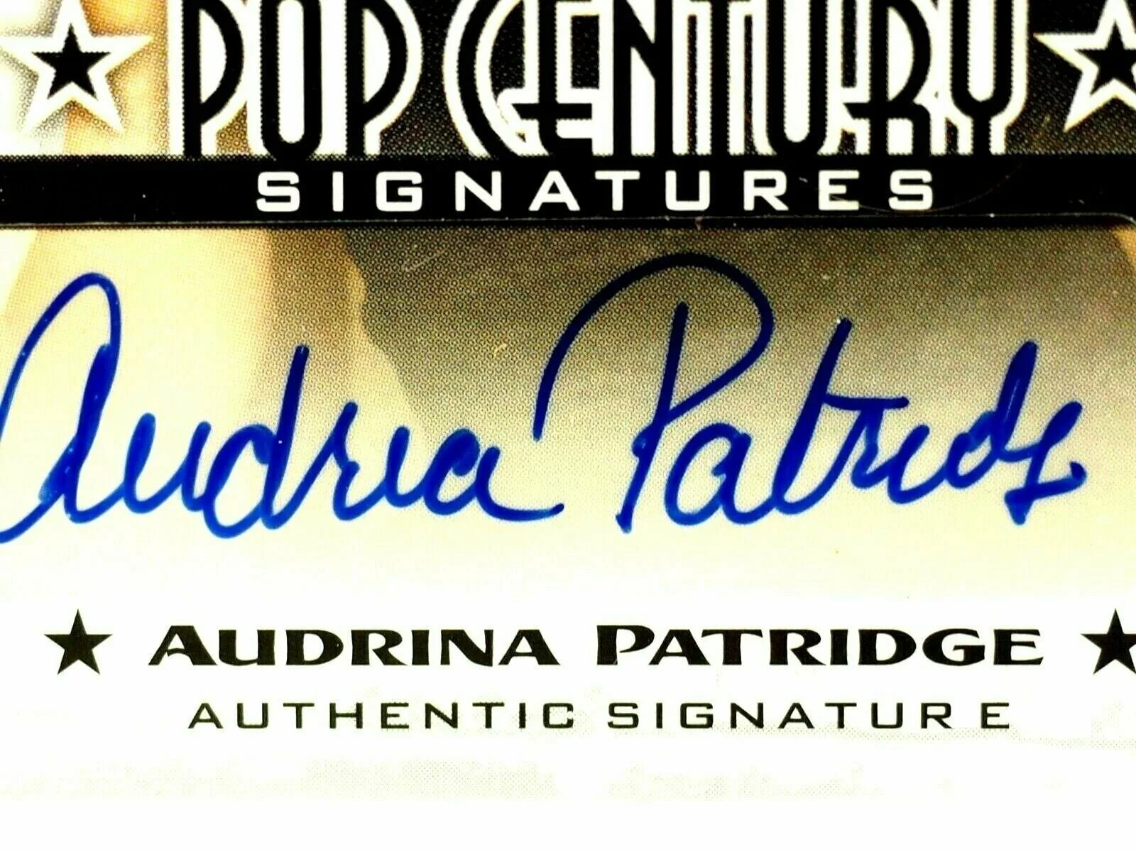 Audrina Patridge Razor Authentic Signature AU-SP2 2010, image 2