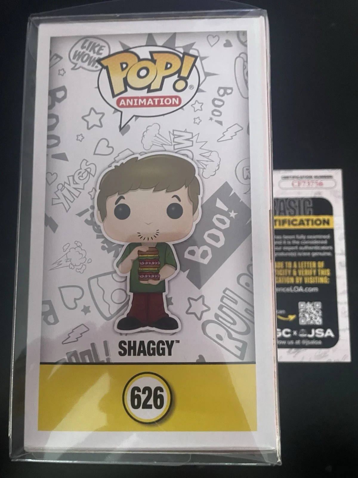 Will Forte — Will Forte Scooby-Doo Signed Shaggy #626 Funko Pop Vinyl Figure JSA COA SNL, image 4