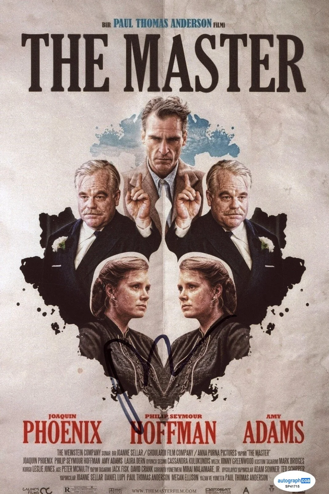 Paul Thomas Anderson — Paul Thomas Anderson "The Master" Director AUTOGRAPH Signed 8x12 Photo ACOA