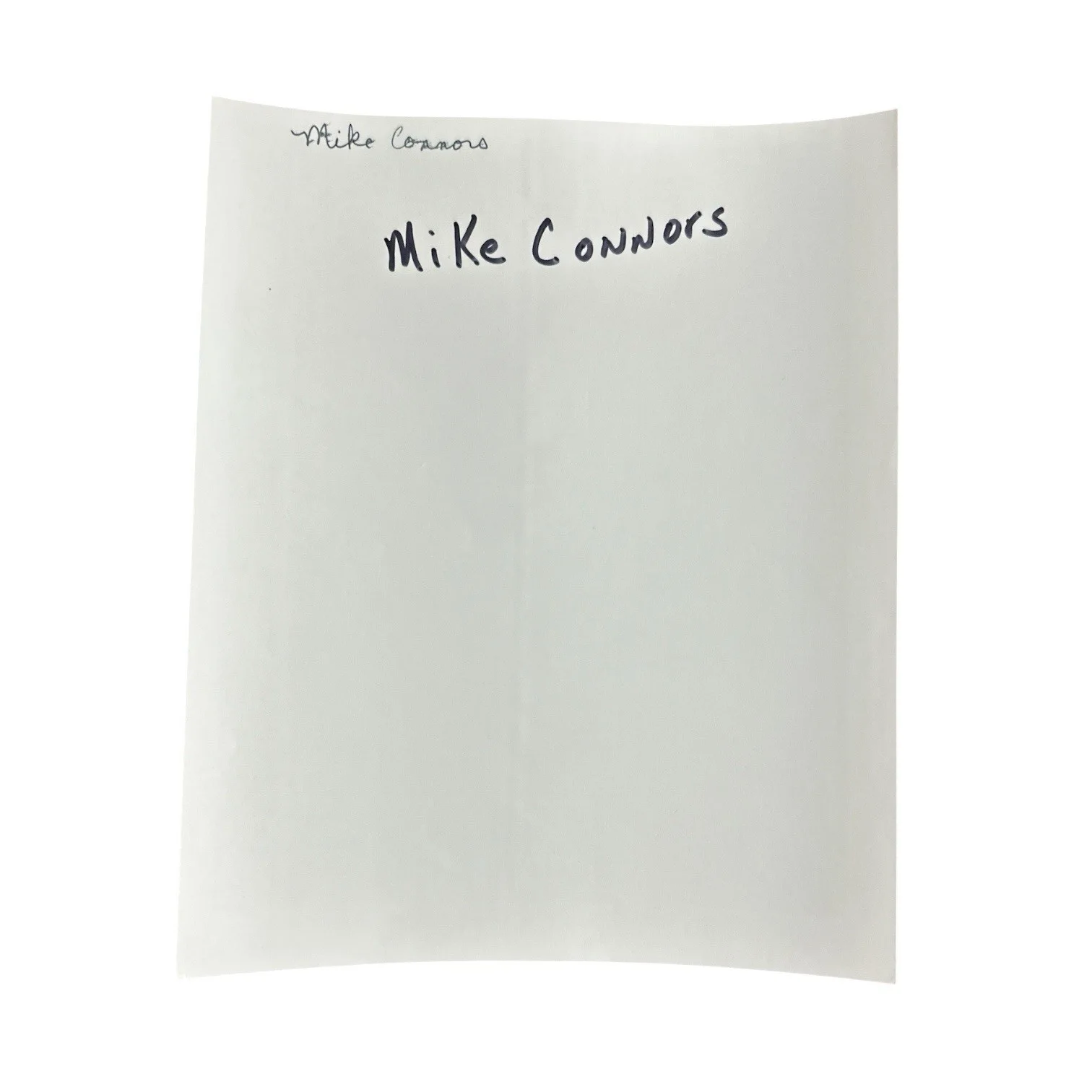 Mike Connors — Mike Connors (d. 2017) Autograph Signed 1970s Mannix TV Star 8x10 B&W Photo!, изображение 3