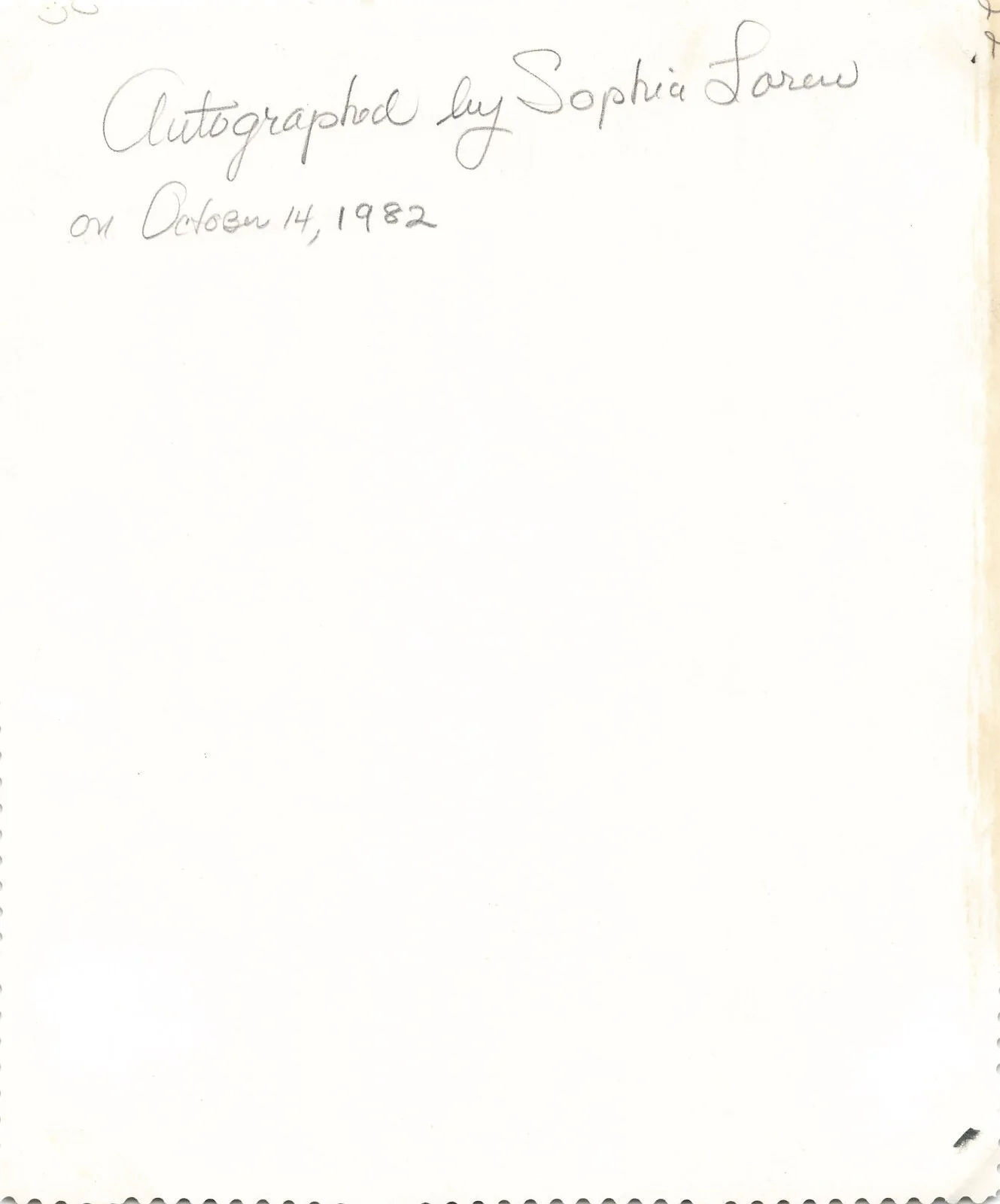 Sophia Loren — Sophia Loren Movie Photo Hand Signed Autograph Pin Up Portrait b*P126a, изображение 3