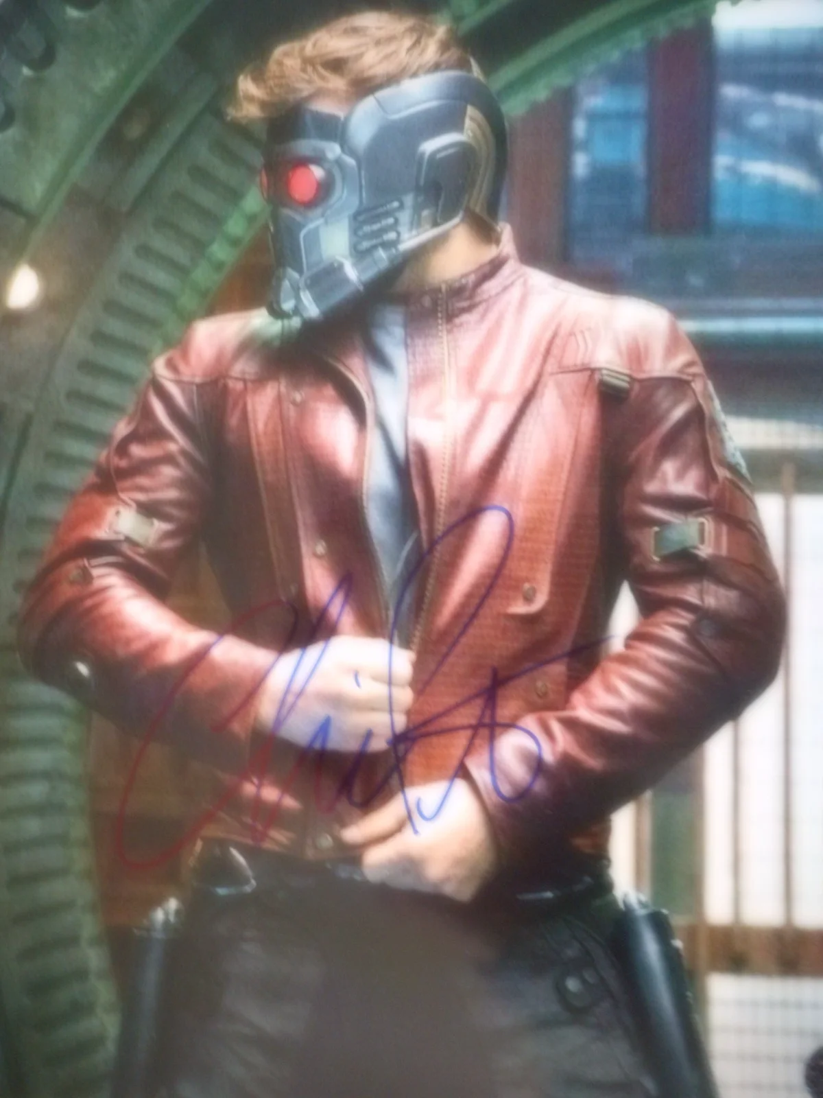 Chris Pratt — Chris Pratt signed STAR LORD GUARDIANS of the GALAXY 8x10 Photo W/COA # Holo, изображение 3