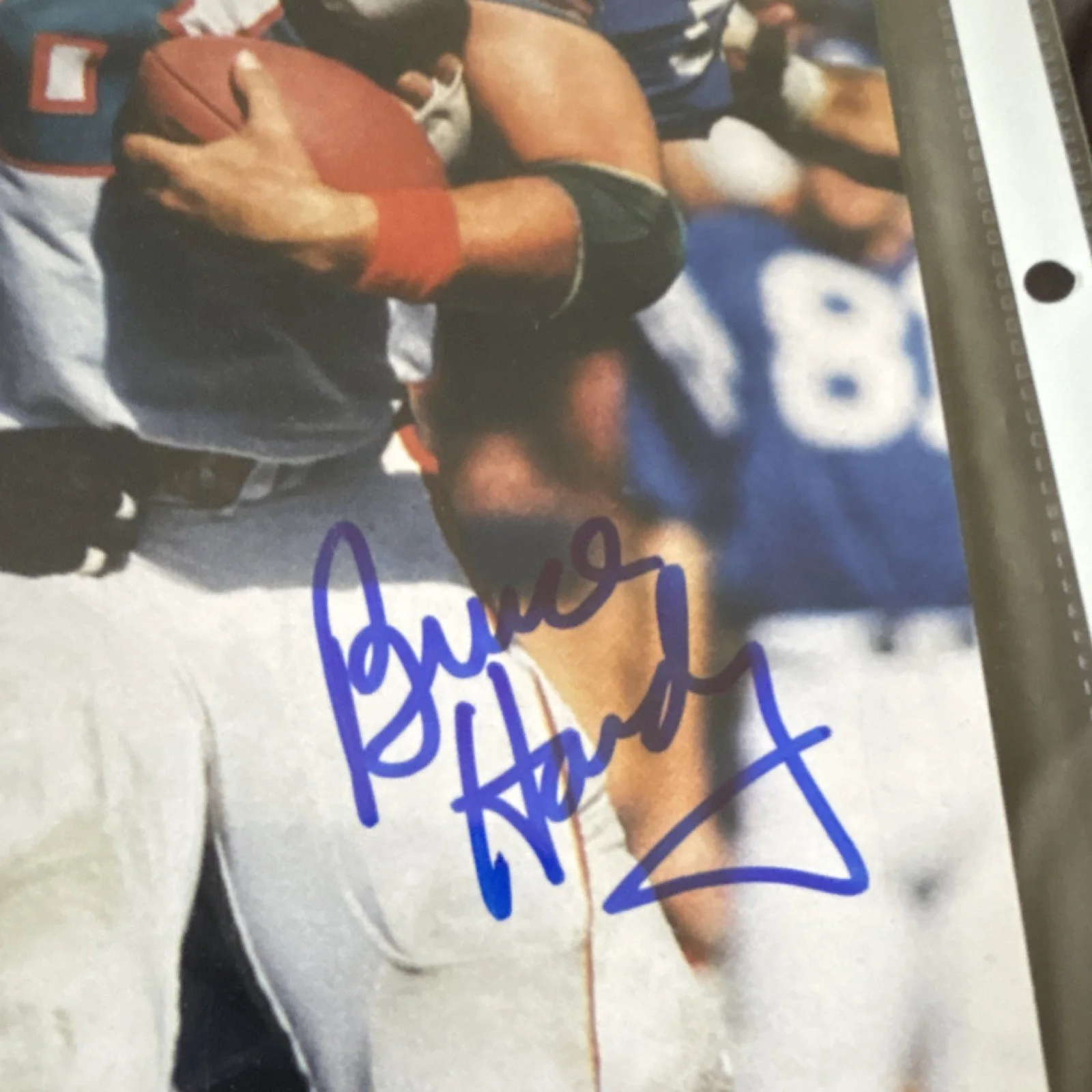 Autographed Bruce Hardy 8X10 with COA, image 2