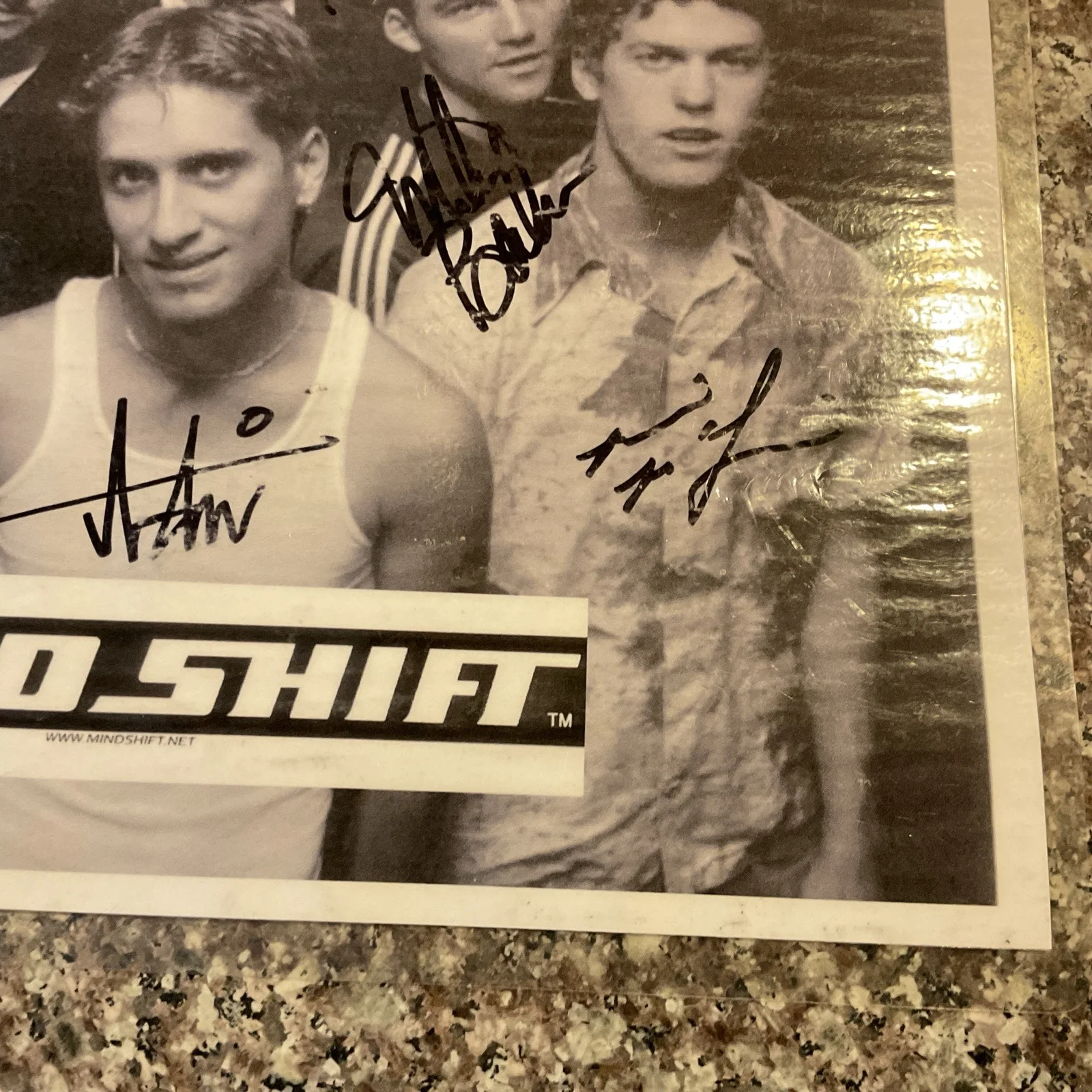 Mind Shift Promotional Photo Signed & Laminated, image 4