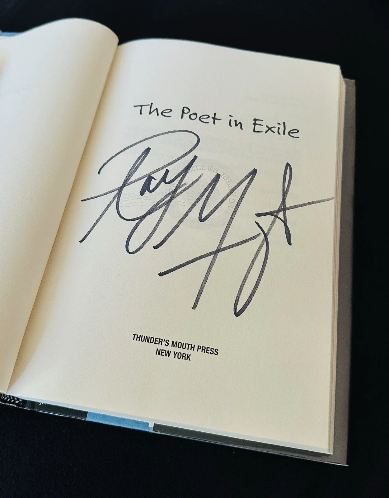 Ray Manzarek The Doors Signed Autographed Book. The Poet In Exile, изображение 2