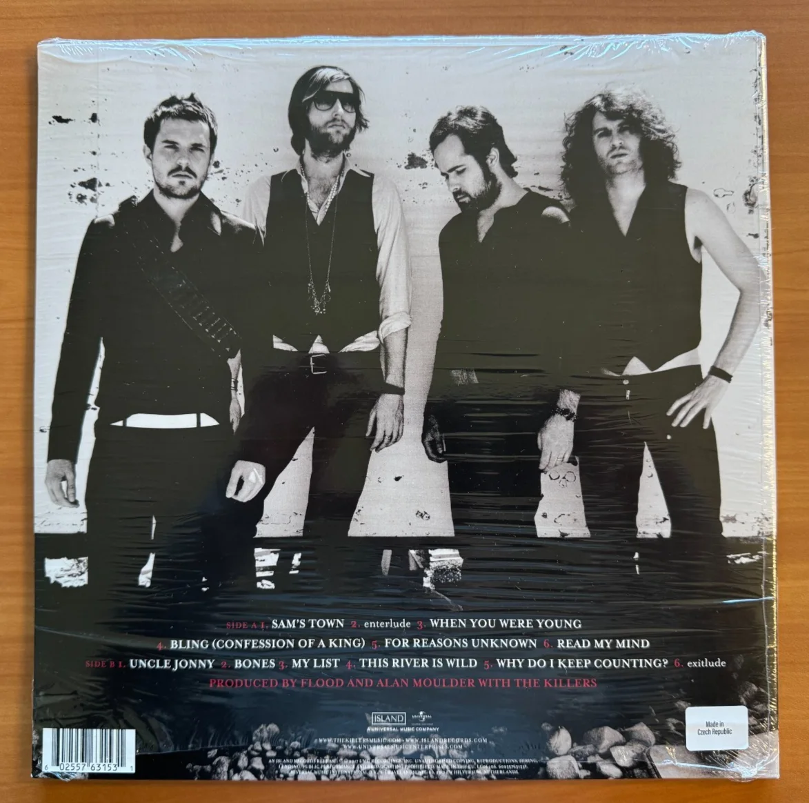 Brandon Flowers Autographed UK Import Vinyl LP Sam's Town The Killers PSA/DNA, изображение 4