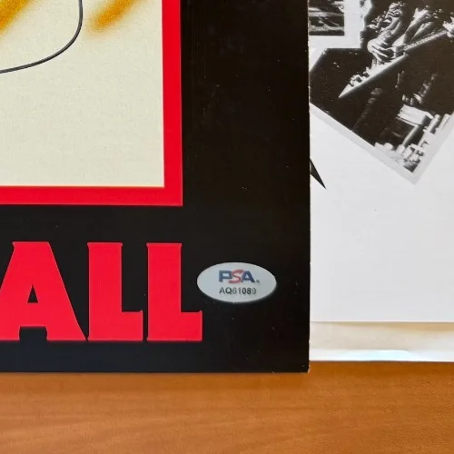 Metallica Signed Autographed Vinyl LP Kill 'Em All PSA/DNA COA Lars and Kirk, изображение 2