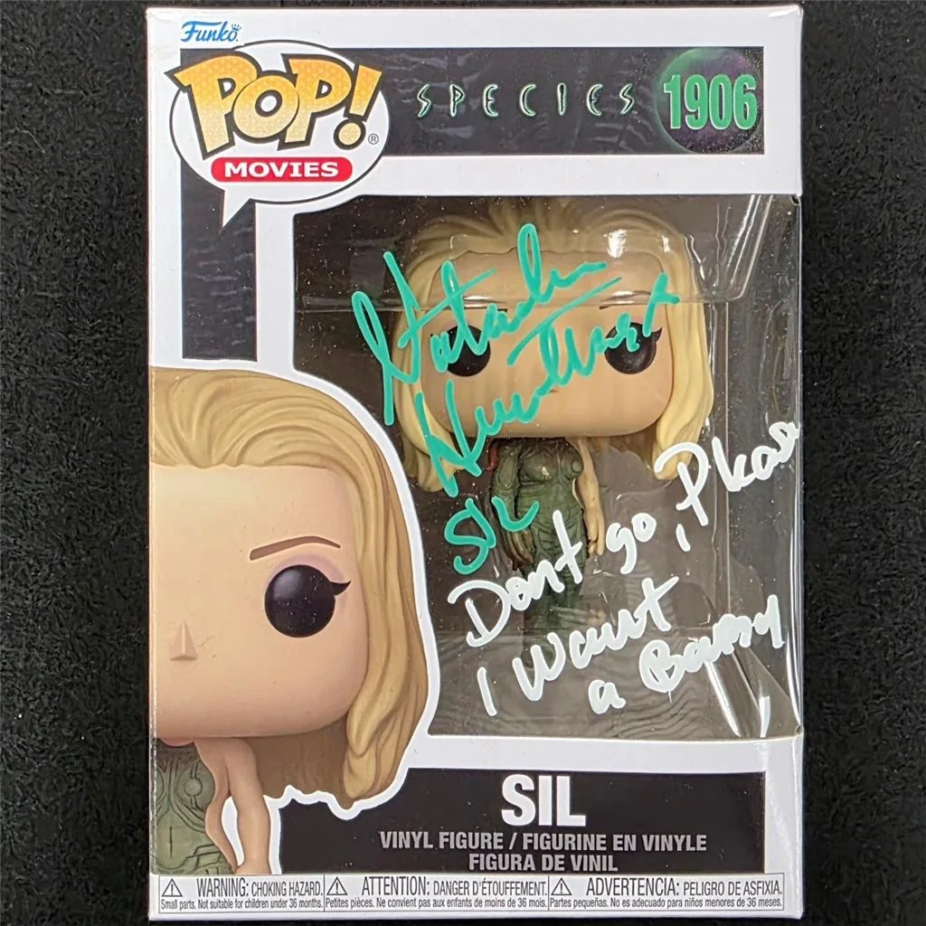 Natasha Henstridge — Natasha Henstridge signed Inscribed Species Sil Funko Pop 1906 auto~ Beckett BAS