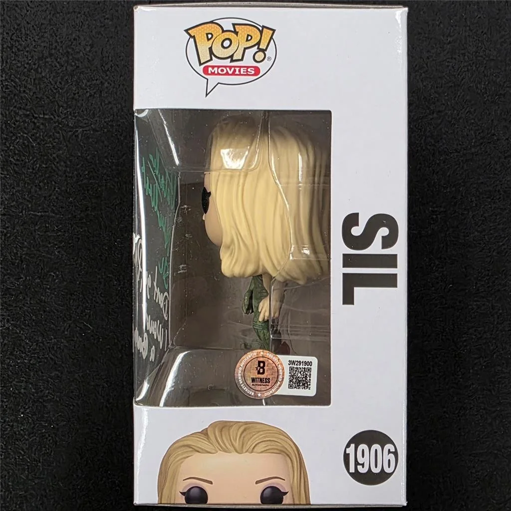 Natasha Henstridge — Natasha Henstridge signed Inscribed Species Sil Funko Pop 1906 auto~ Beckett BAS, image 2