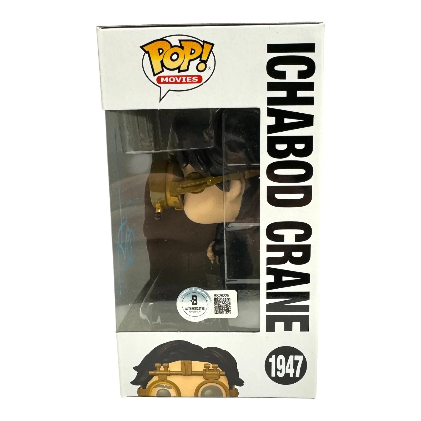 JOHNNY DEPP — JOHNNY DEPP SIGNED AUTOGRAPH FUNKO POP SLEEPY HOLLOW 1947 BECKETT BAS COA, image 2