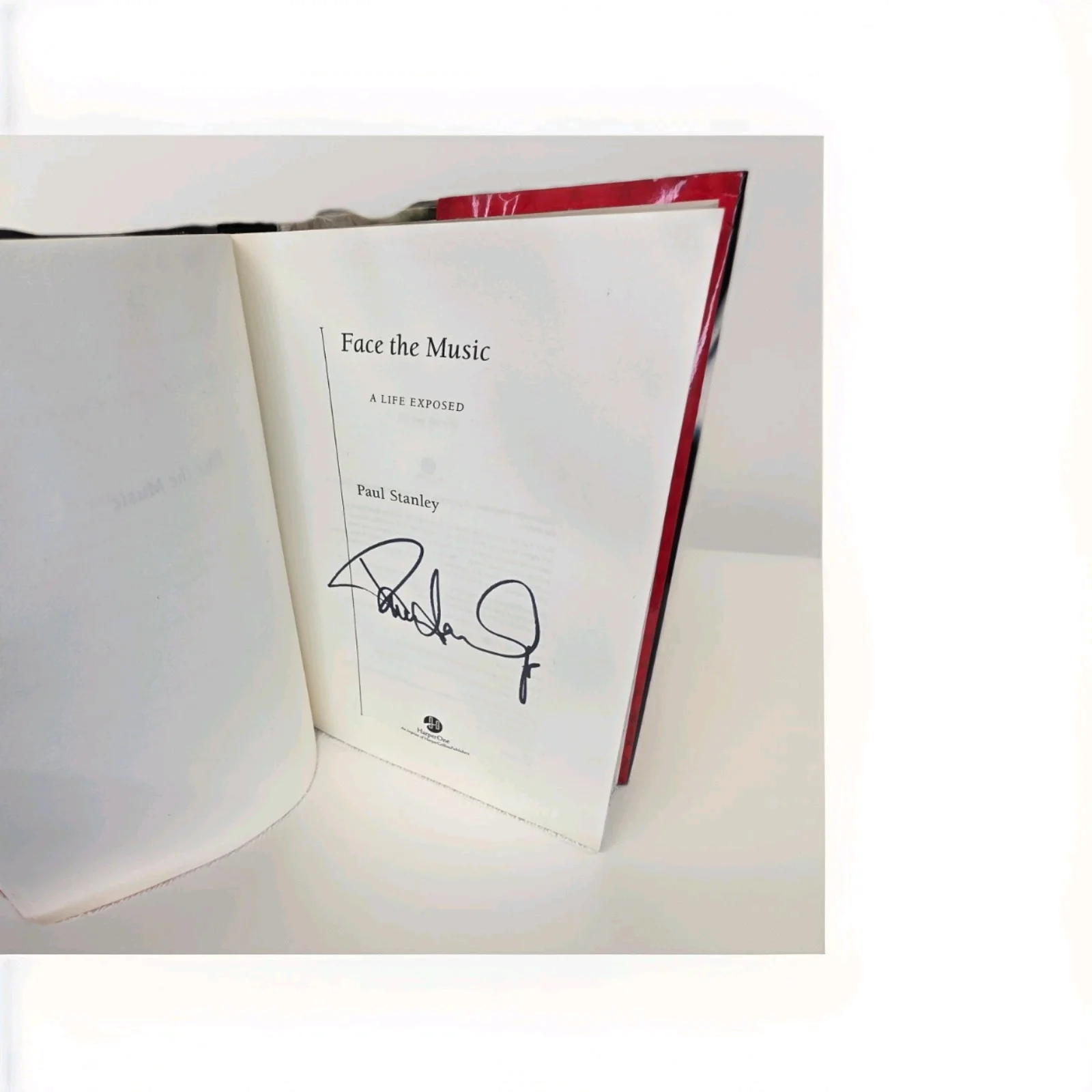 KISS Paul Stanley Face The Music: A Life Exposed Autographed Book, изображение 5