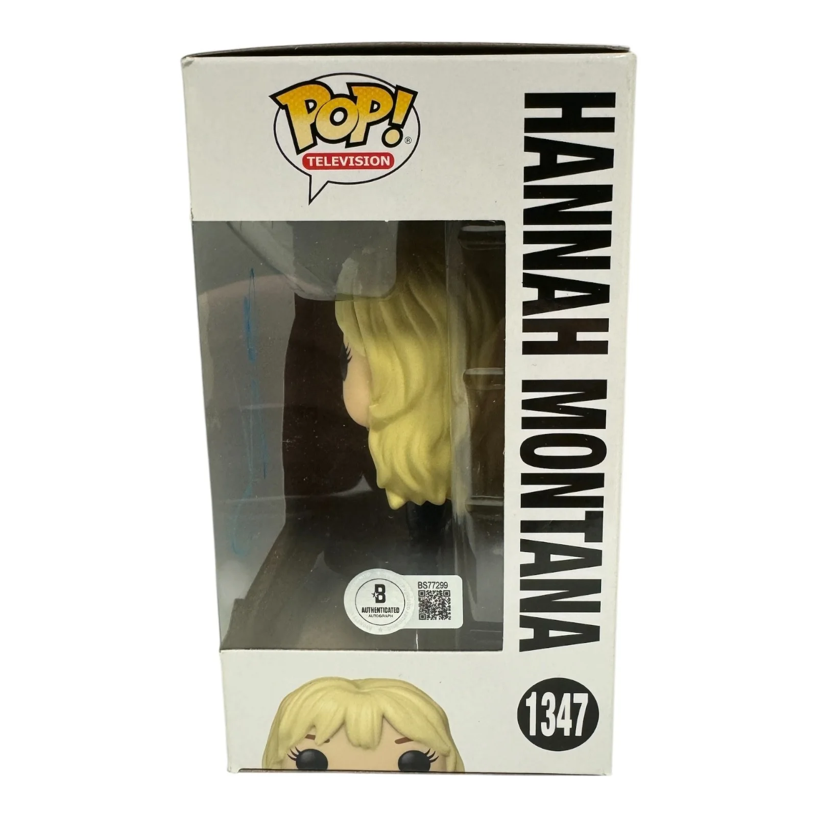 Miley Cyrus Signed Autograph Funko Pop 1347 Beckett BAS Hannah Montana, image 2