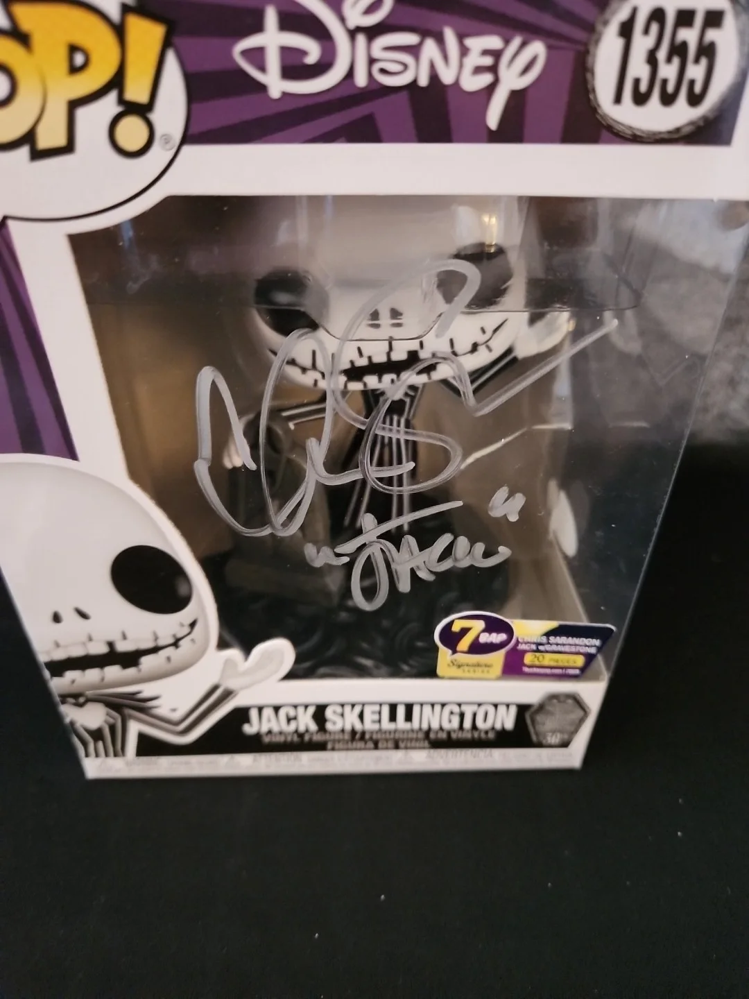 Chris Sarandon — Nightmare Before Christmas "Jack Skellington" Funko Chris Sarandon JSA LE 1/20!, изображение 2