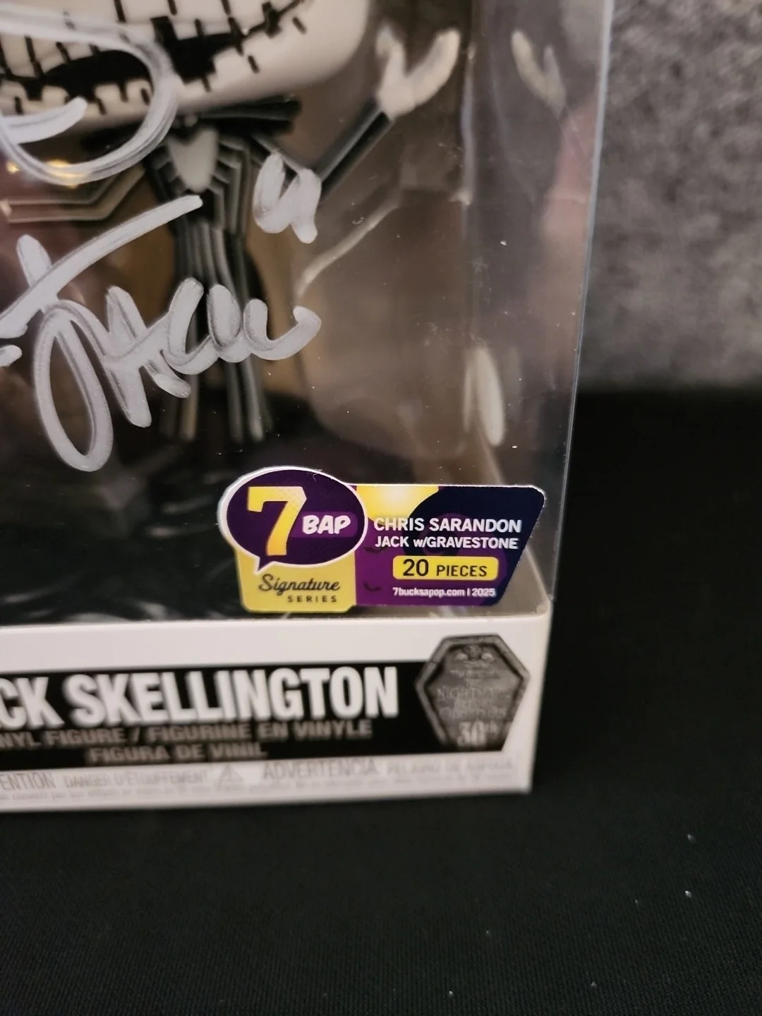 Chris Sarandon — Nightmare Before Christmas "Jack Skellington" Funko Chris Sarandon JSA LE 1/20!, изображение 3
