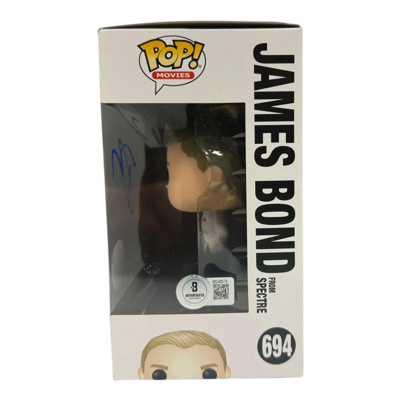 DANIEL CRAIG — DANIEL CRAIG SIGNED AUTOGRAPH JAMES BOND FUNKO POP 694 BECKETT BAS COA 007, изображение 2