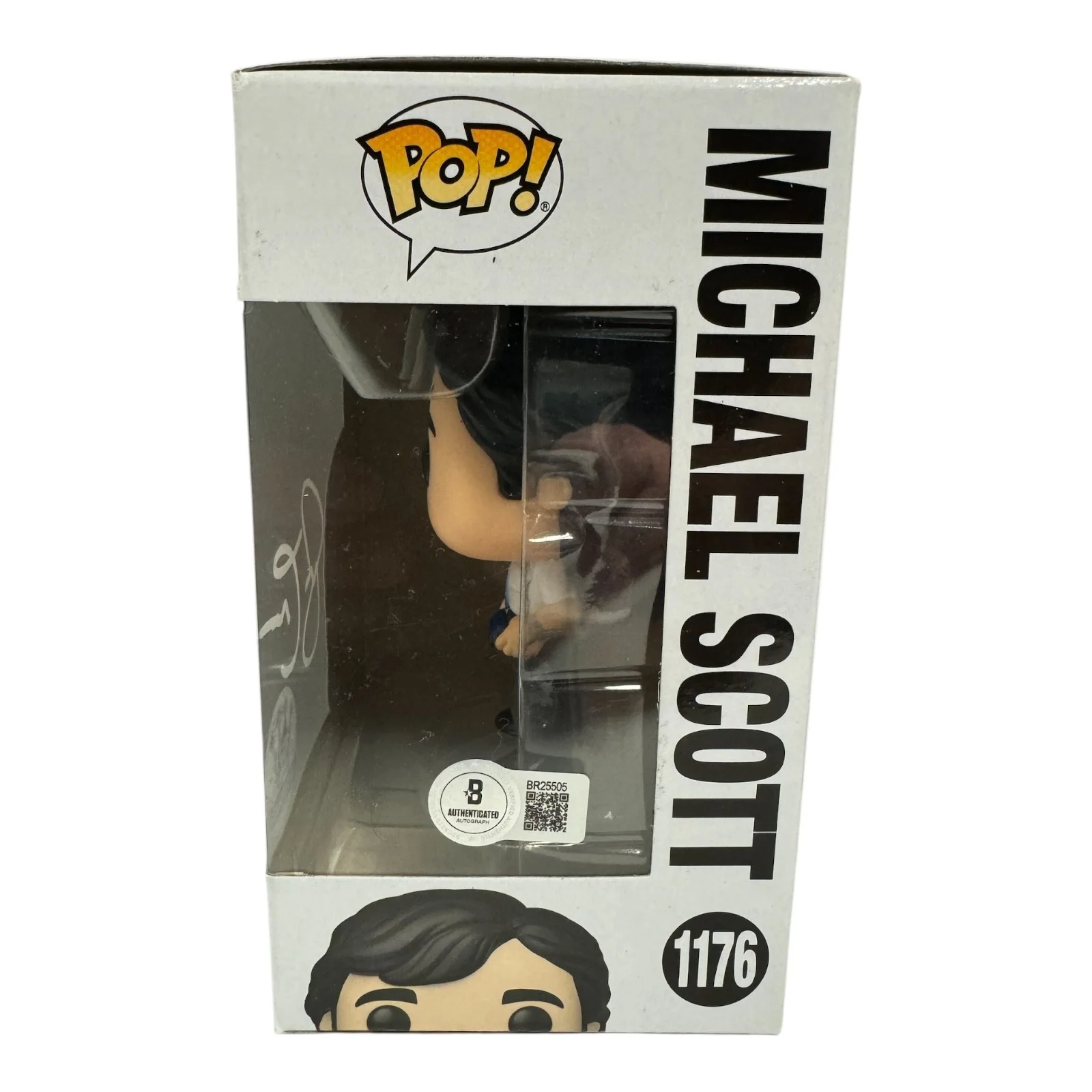 STEVE CARELL — Steve Carell Signed Autograph The Office Funko Pop 1176 Beckett Michael Scott, изображение 2