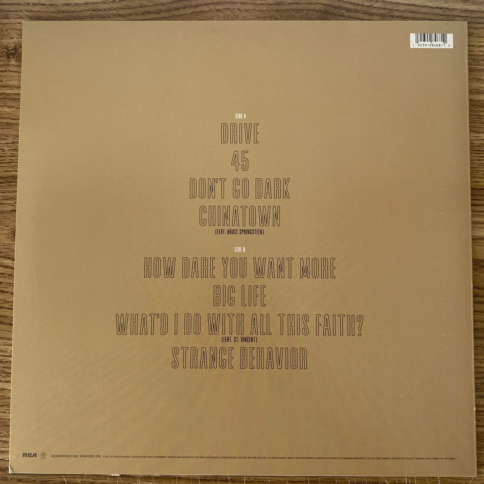 Jack Antonoff Autographed Bleachers Live at Electric Lady Vinyl Records, image 3