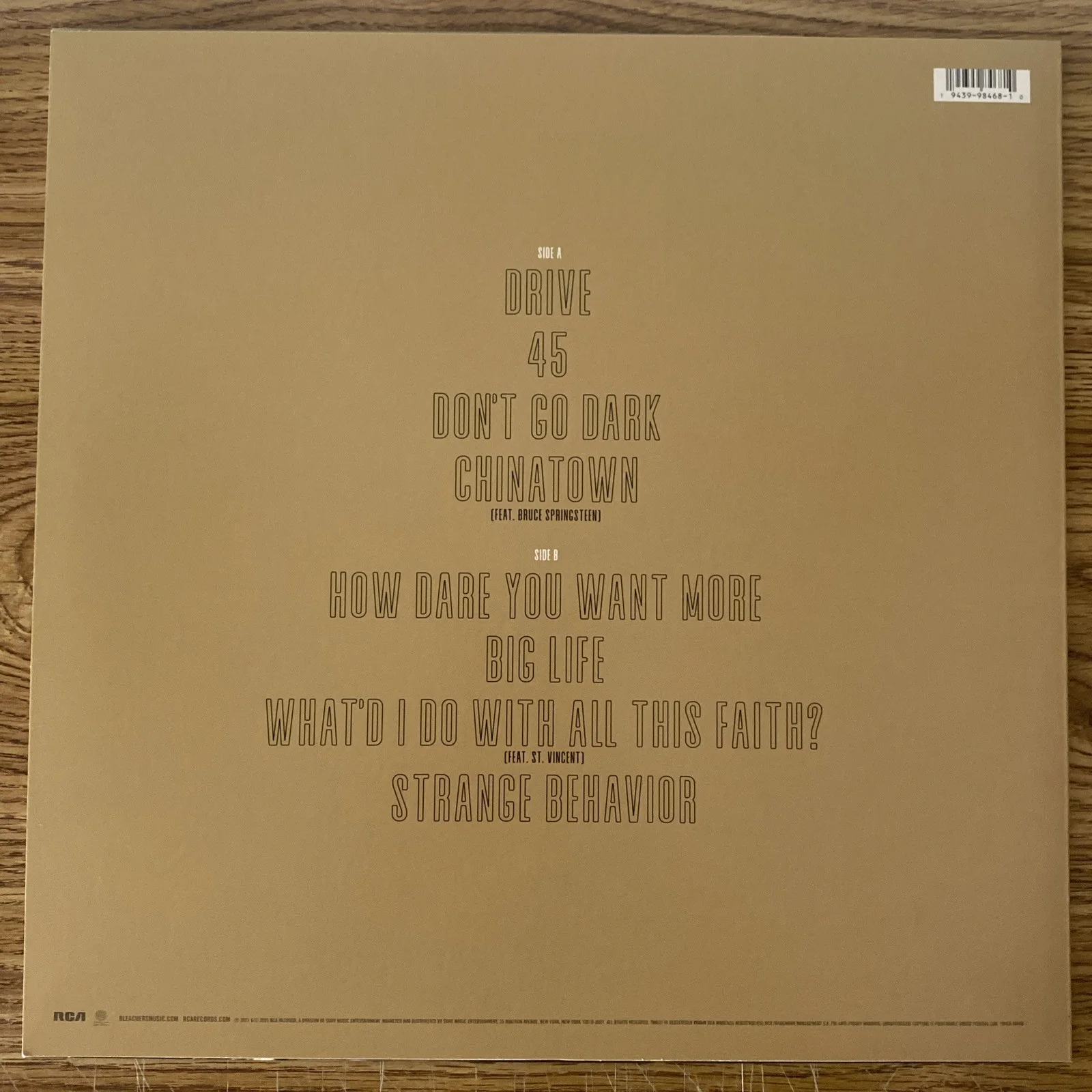 Jack Antonoff Autographed Bleachers Live at Electric Lady Vinyl Records, изображение 3