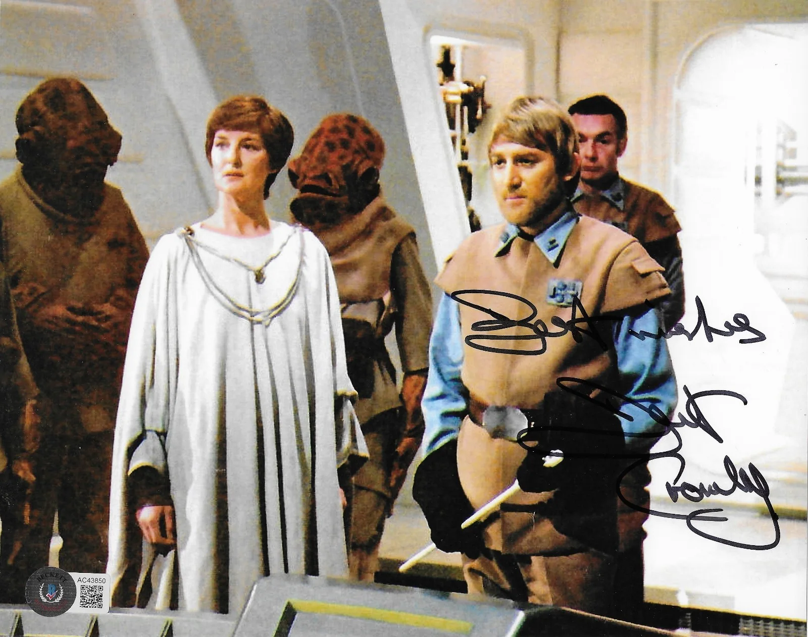 Dermot Crowley — Dermot Crowley BAS Signed 8x10 Photo Autographed Star Wars Return of the Jedi 50