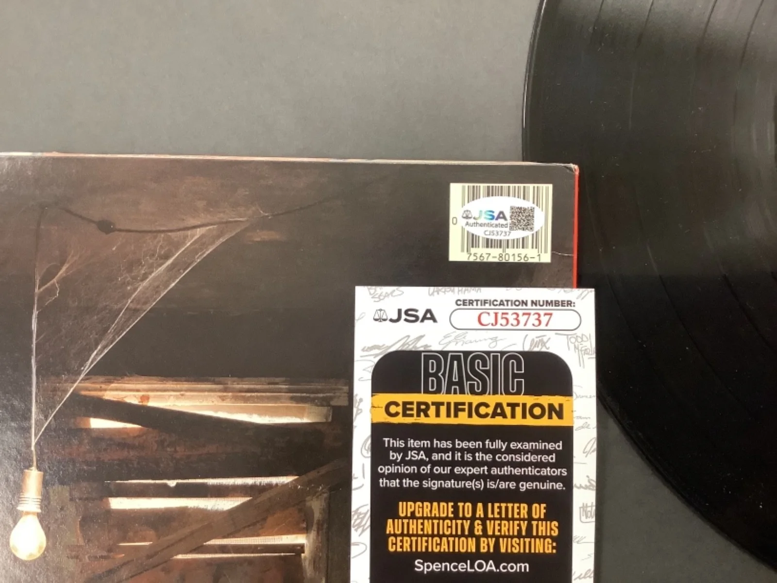 DEE SNIDER SIGNED ALBUM VINYL RECORD TWISTED SISTER STILL HUNGRY AUTO JSA COA, image 2