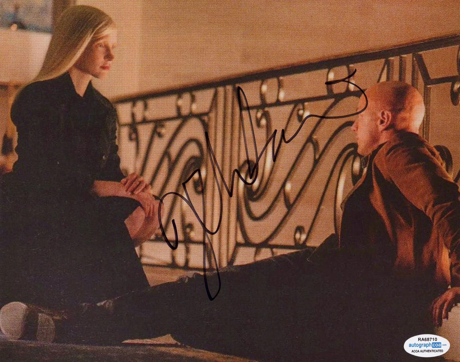 JESSICA CHASTAIN — Jessica Chastain signed "X-MEN: DARK PHOENIX" 8x10 Photo a PROOF Vuk ACOA COA, image 3
