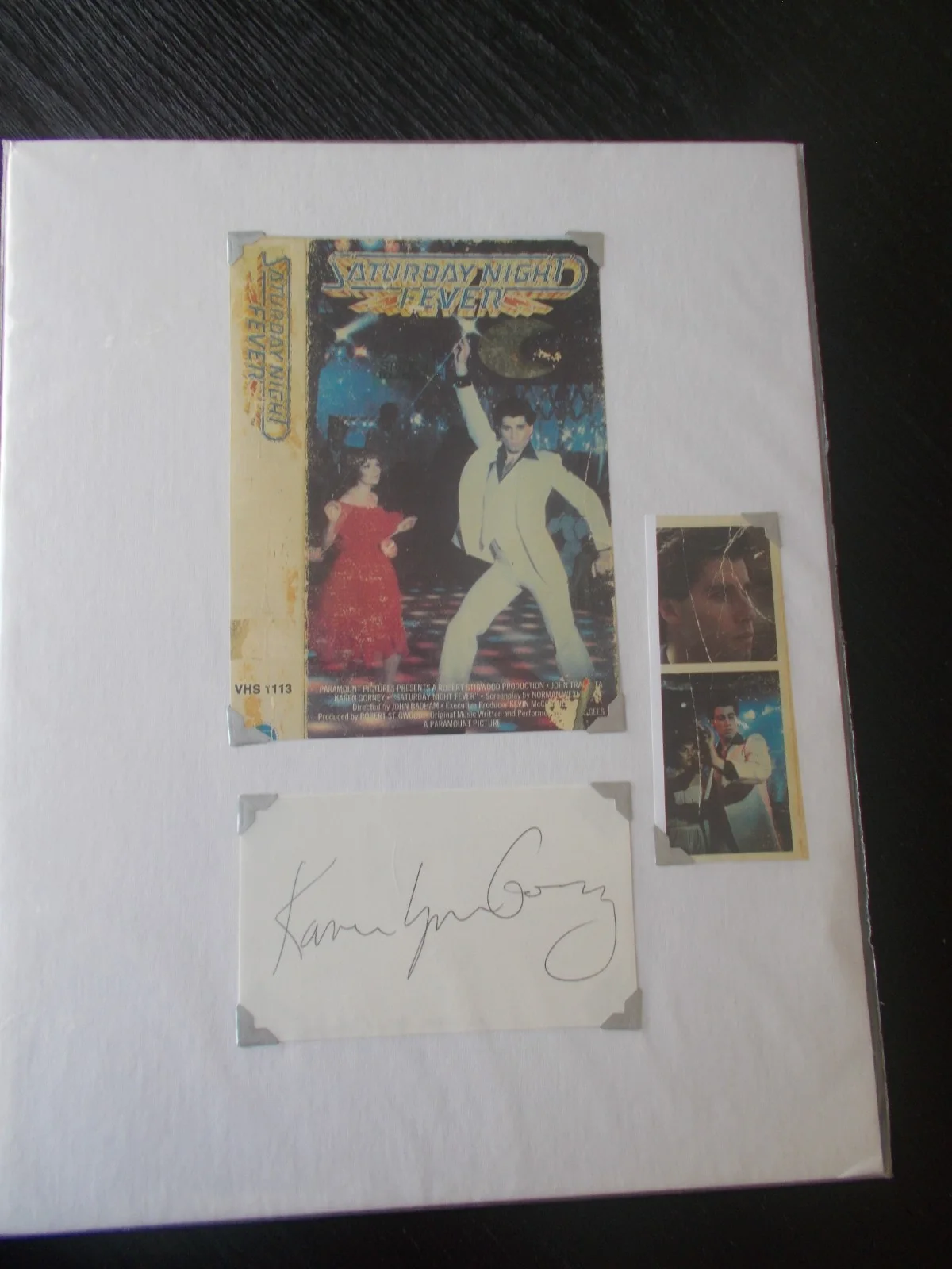 KAREN LYNN GORNEY — KAREN LYNN GORNEY SIGNED INDEX CARD SATURDAY NIGHT FEVER ACTOR IN VGT COND, изображение 3