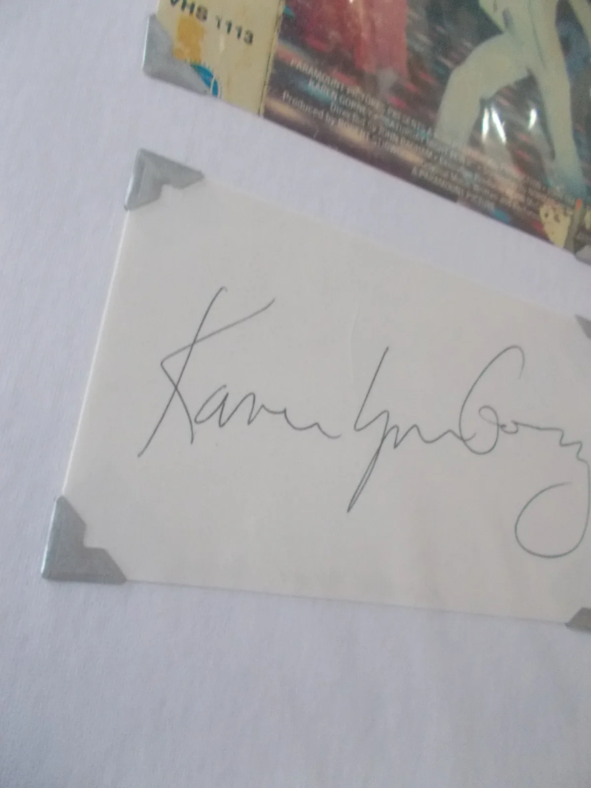 KAREN LYNN GORNEY — KAREN LYNN GORNEY SIGNED INDEX CARD SATURDAY NIGHT FEVER ACTOR IN VGT COND, изображение 4