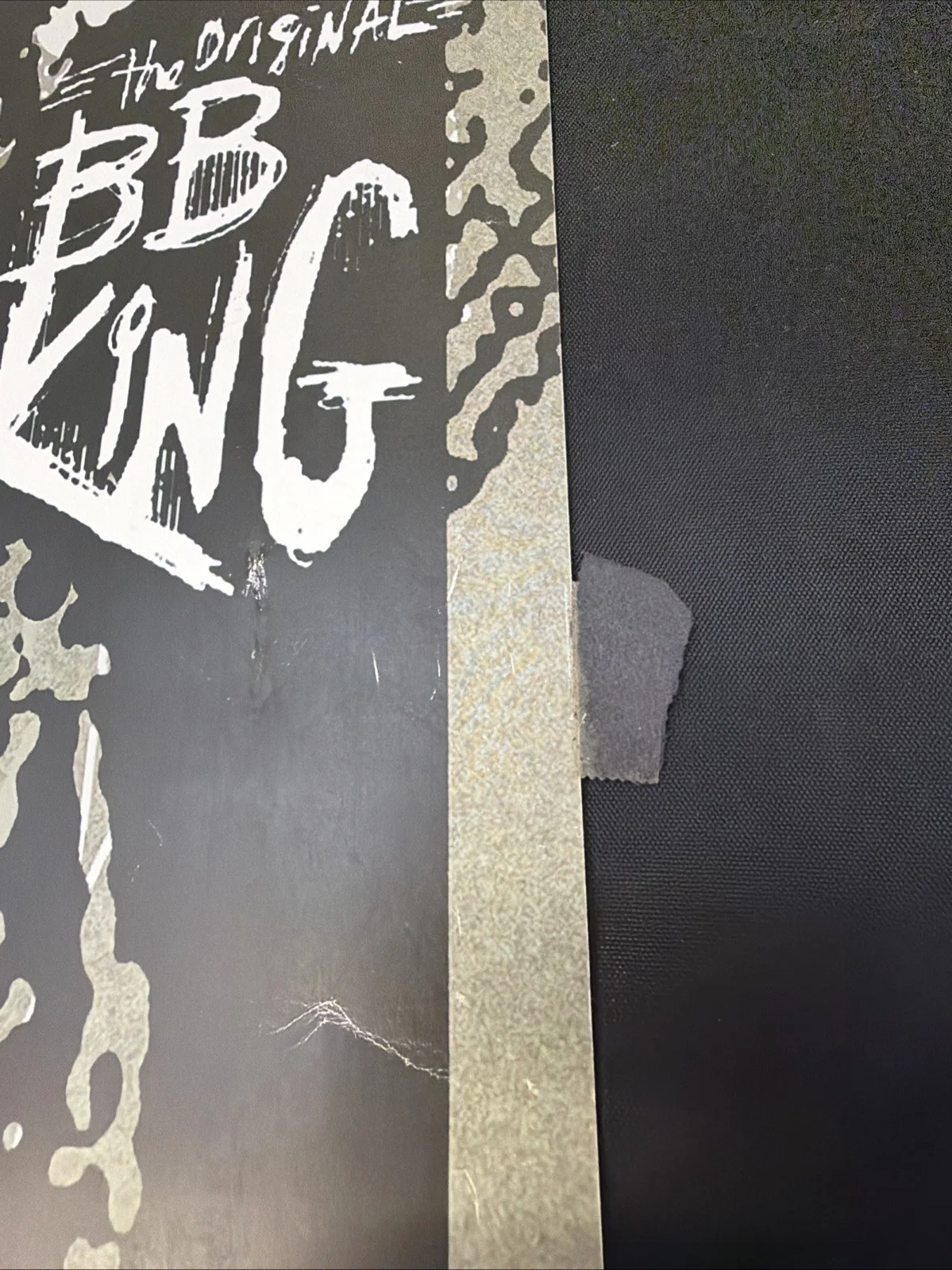 BB King 2003 Tour Poster Hand Signed Authentic In Person Auto, image 3