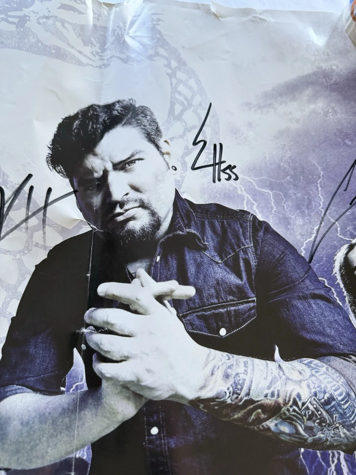 Suicide Silence Rockstar Energy Mayhem Festival Poster Signed 23.5x18” Damaged, изображение 4