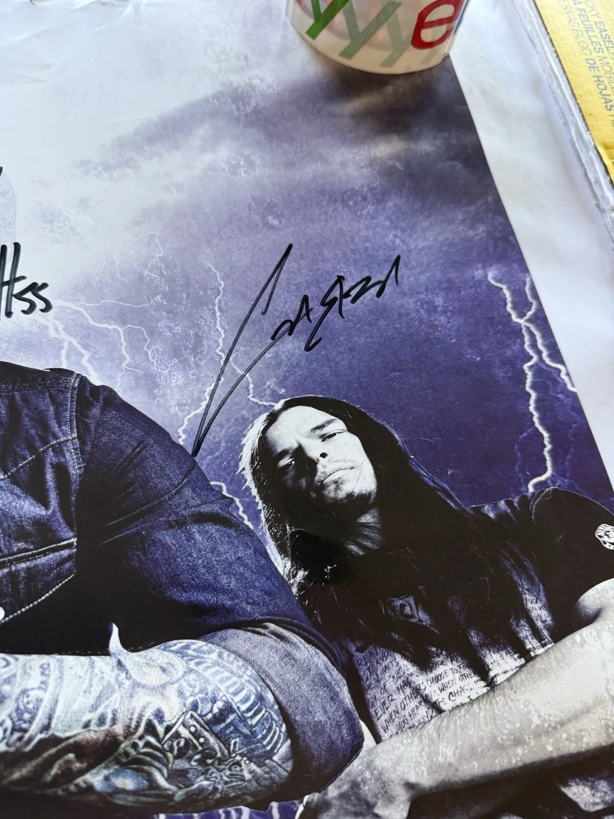 Suicide Silence Rockstar Energy Mayhem Festival Poster Signed 23.5x18” Damaged, изображение 5