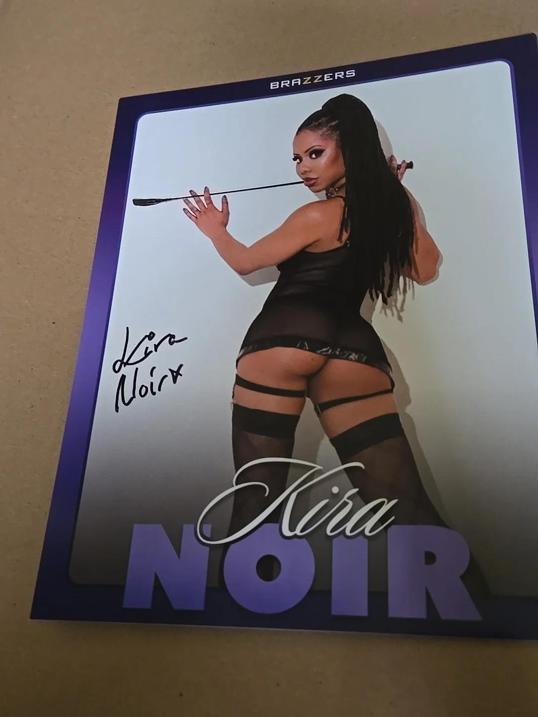 Kira Noir Signed Autographed 2026 Brazzers Promo 8x10, image 2