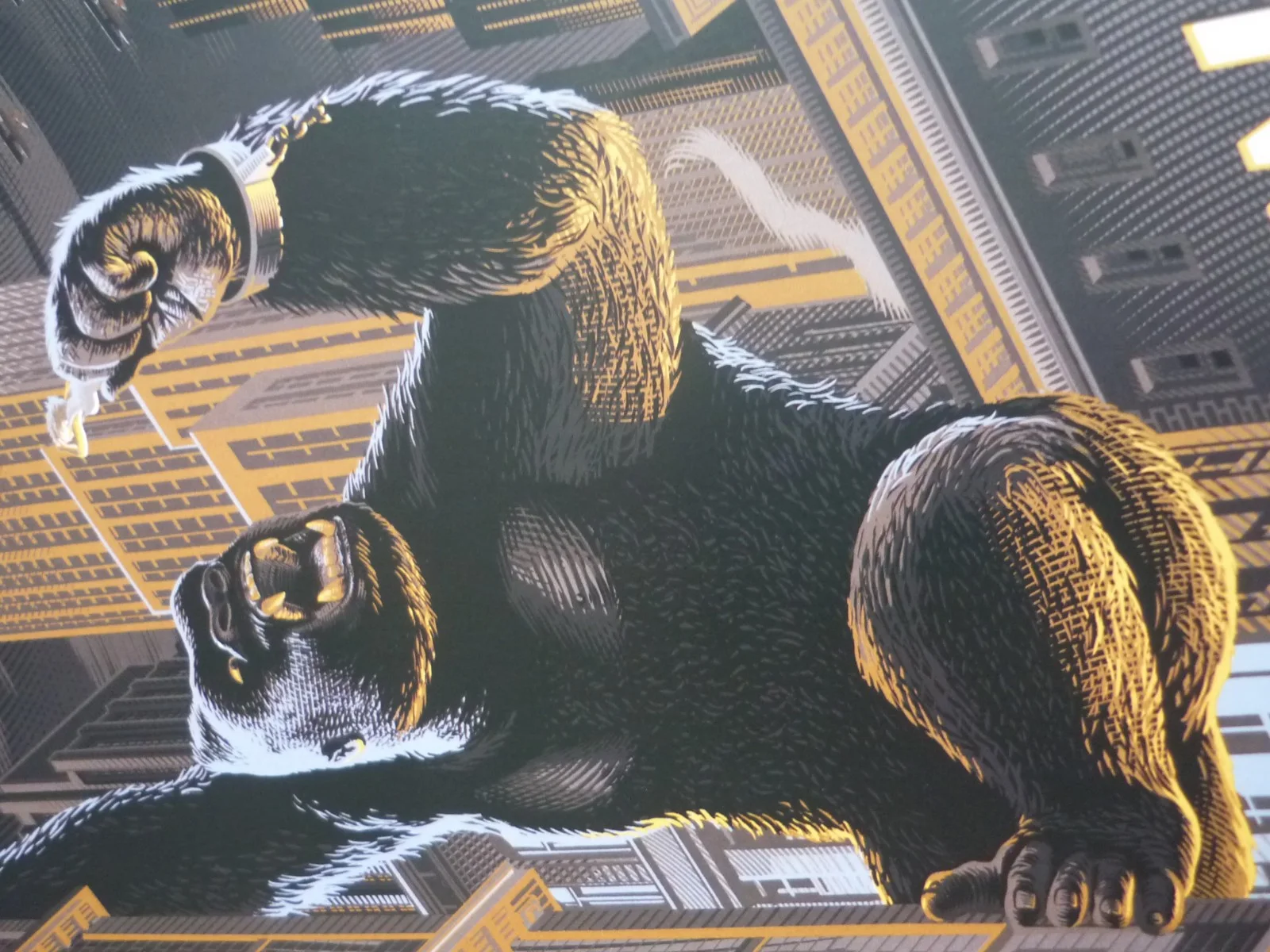 10x8 Framed mounted poster king kong eighth wonder of the world fay wray, изображение 2