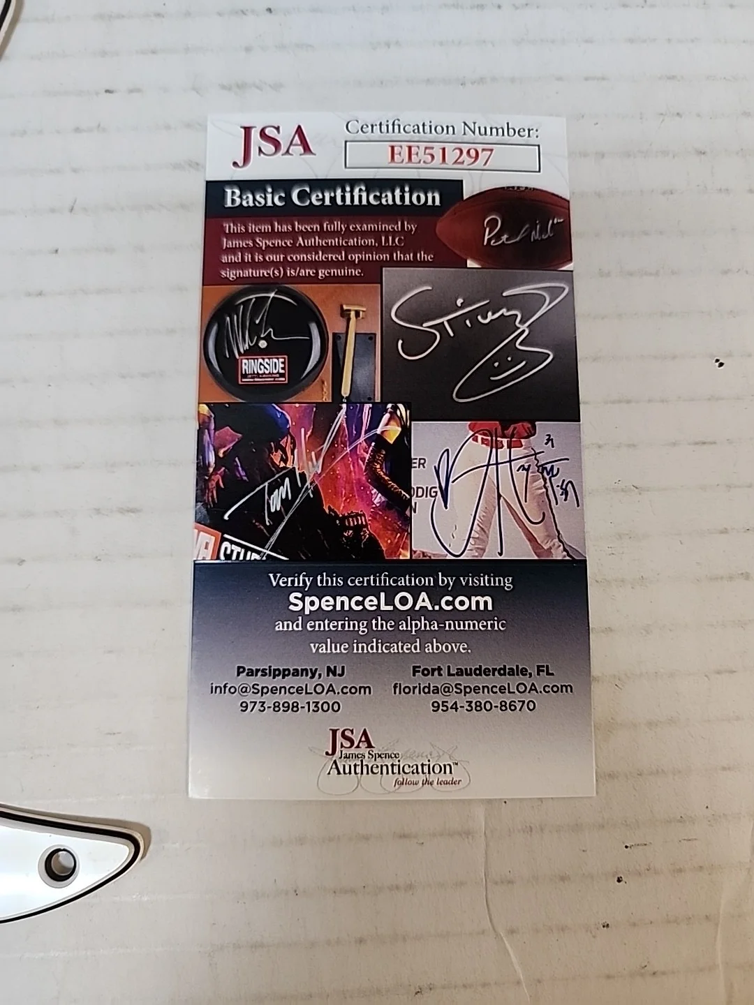 Electric Guitar Pickguard Signed By The Band Goblin JSA Authenticated Suspiria, изображение 5