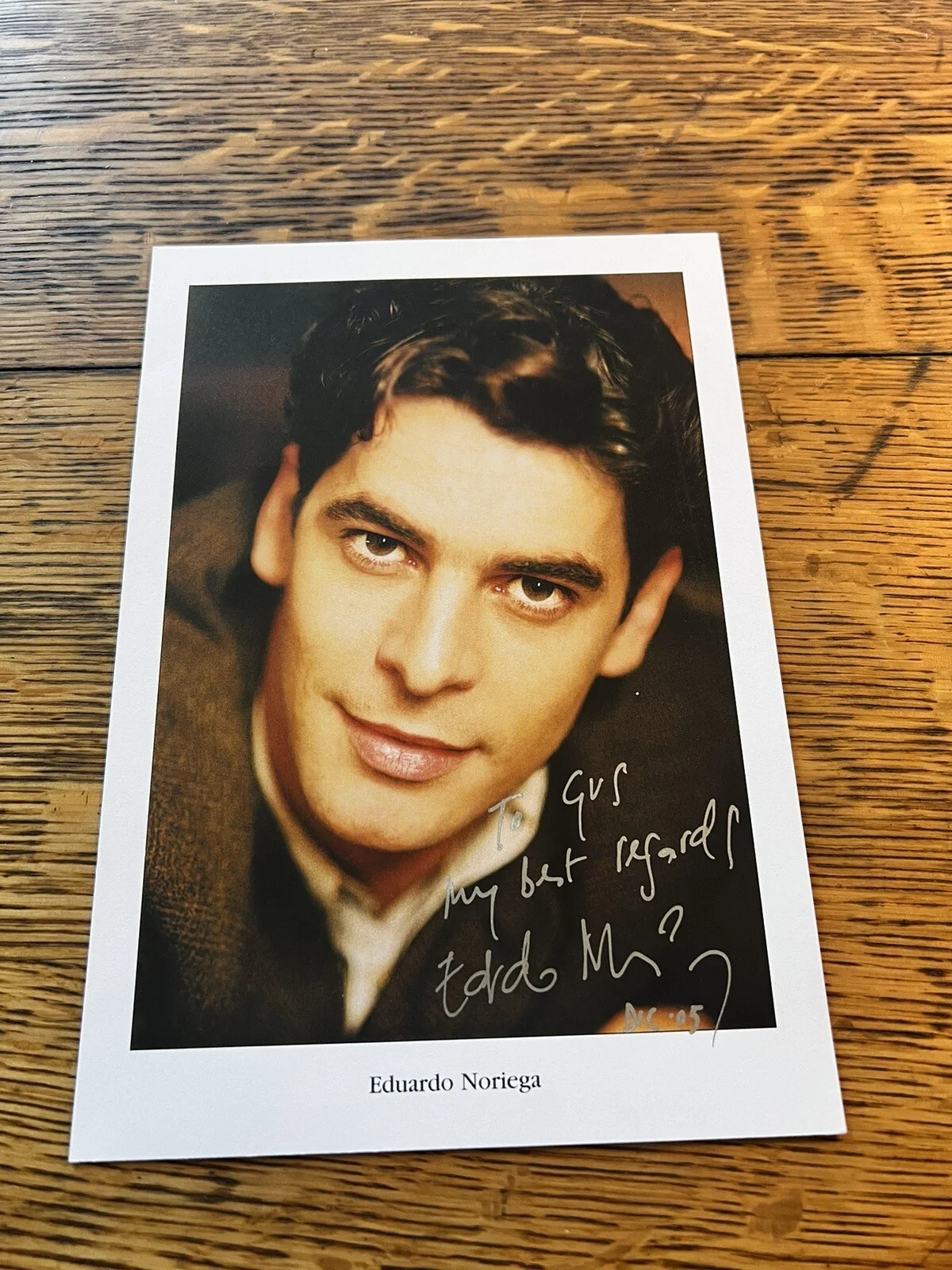 Eduardo Noriega "Transsiberian" AUTOGRAPH Signed 4x8 Photo, изображение 2