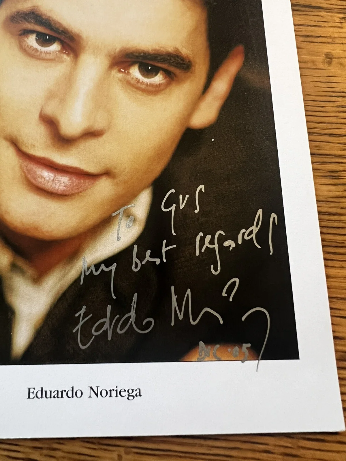 Eduardo Noriega "Transsiberian" AUTOGRAPH Signed 4x8 Photo, изображение 3