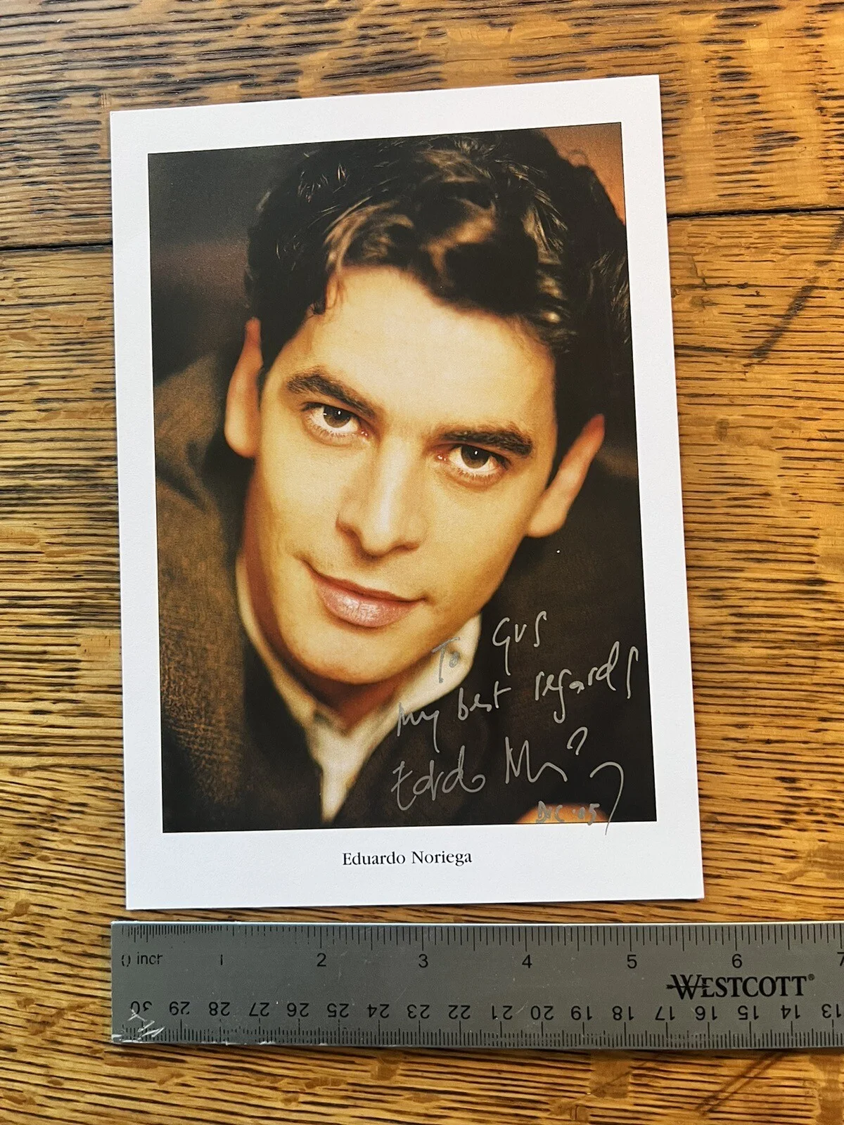 Eduardo Noriega "Transsiberian" AUTOGRAPH Signed 4x8 Photo, изображение 4
