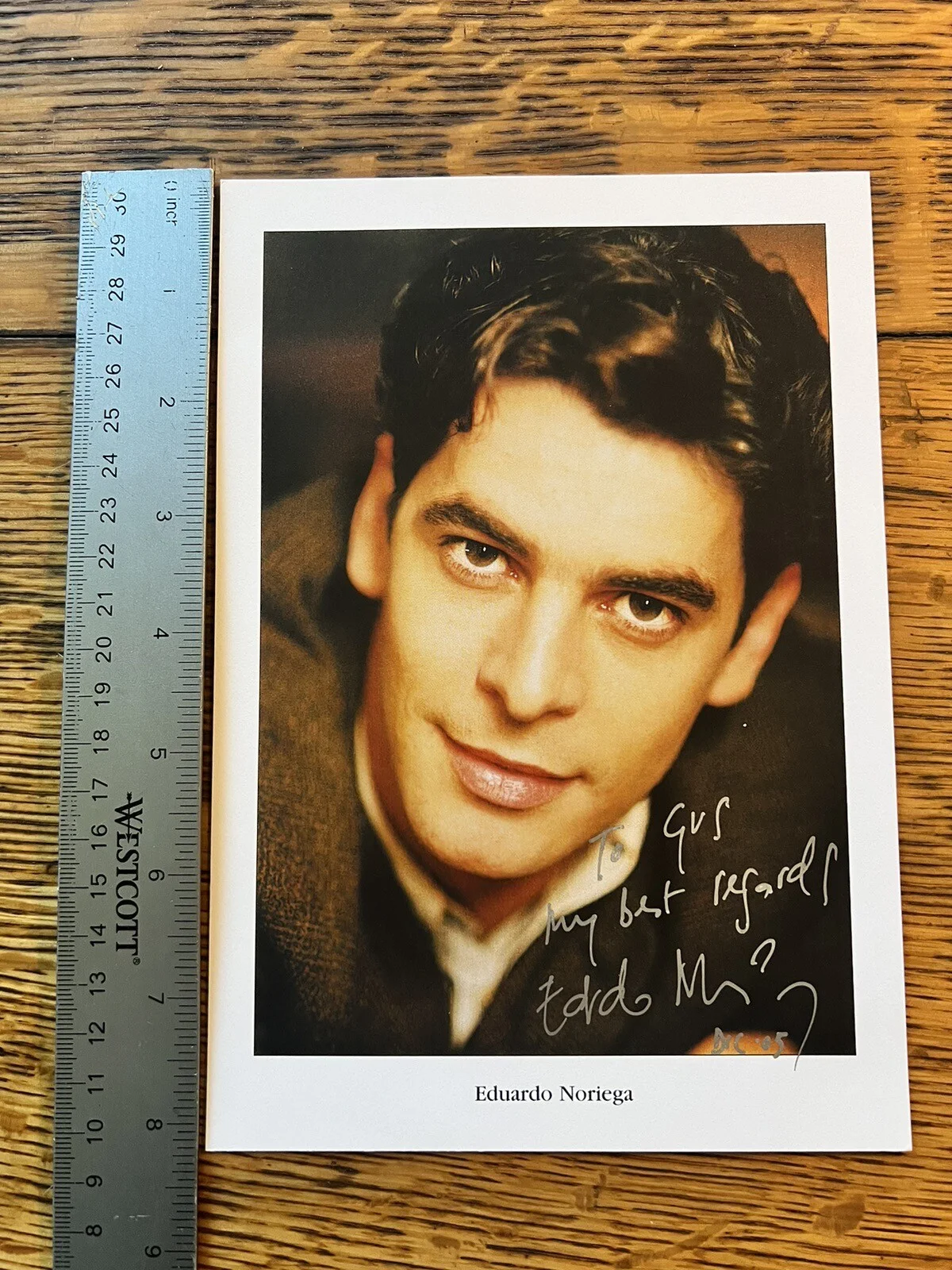 Eduardo Noriega "Transsiberian" AUTOGRAPH Signed 4x8 Photo, изображение 5