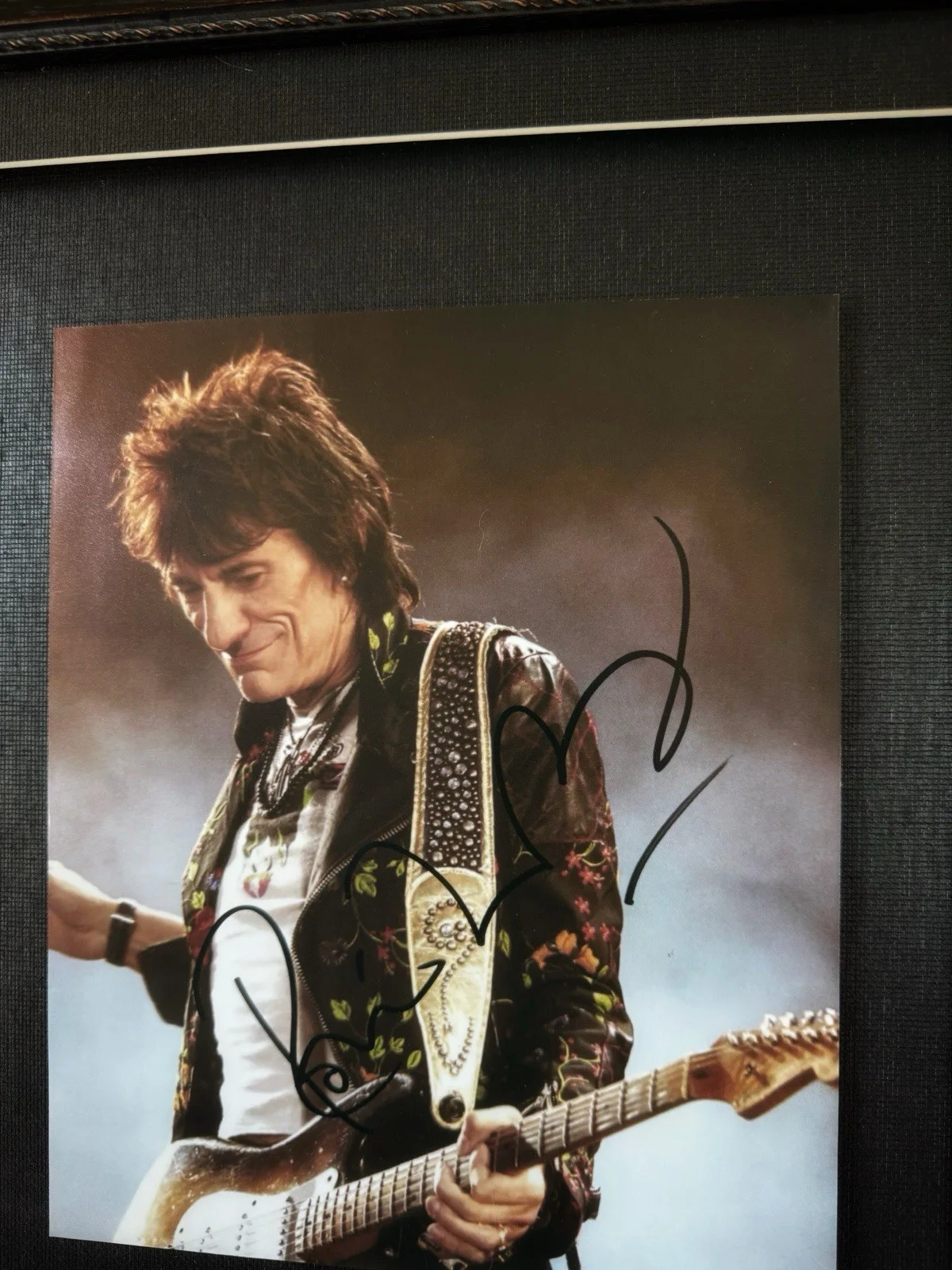 The Rolling Stone’s Ron Wood Hand Signed 8x10 Photograph Professionally Framed, изображение 5