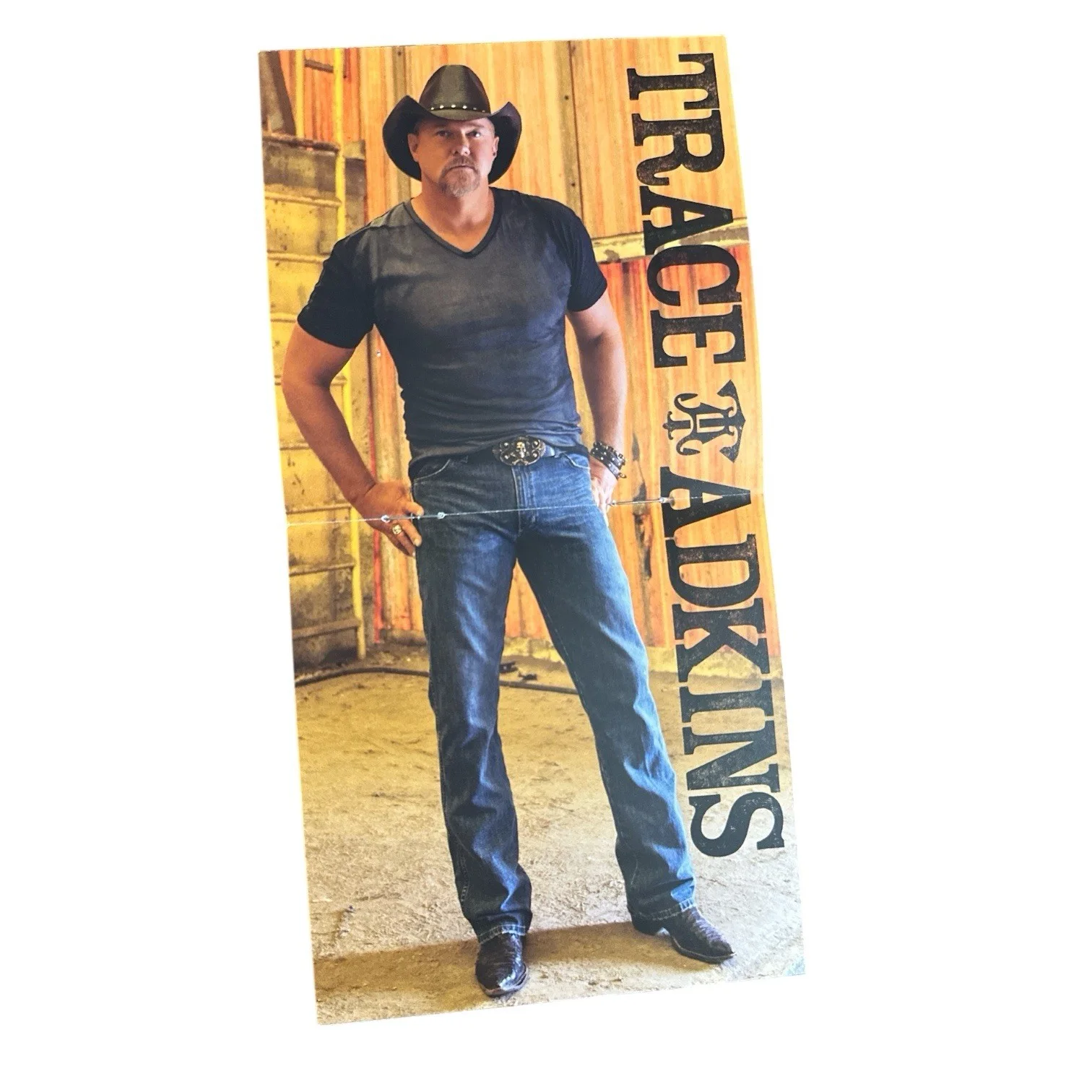 Trace Adkins “Love Will” CD Cover Insert AUTOGRAPH SIGNED! Country Music Singer!, изображение 3