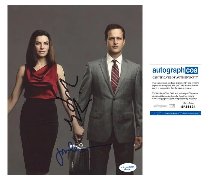 Josh Charles, Julianna Margulies — Julianna Margulies & Josh Charles "The Good Wife" AUTOGRAPHS Signed 8x10 Photo