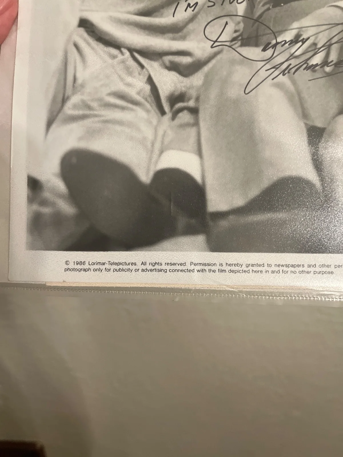 Danny Thomas late life autograph 8x10 w/ COA, image 3