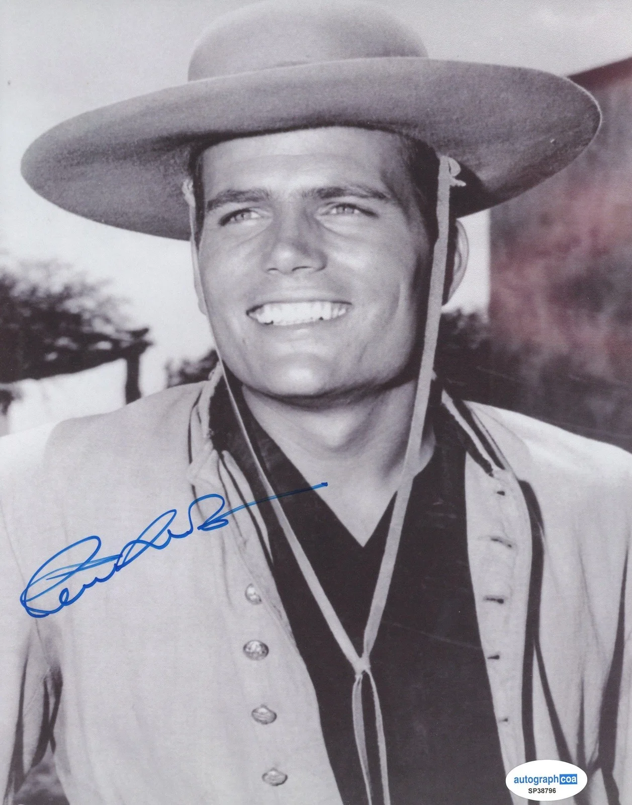 Patrick Wayne — Patrick Wayne "The Alamo" AUTOGRAPH Signed 'James Butler Bonham' 8x10 Photo ACOA, image 2