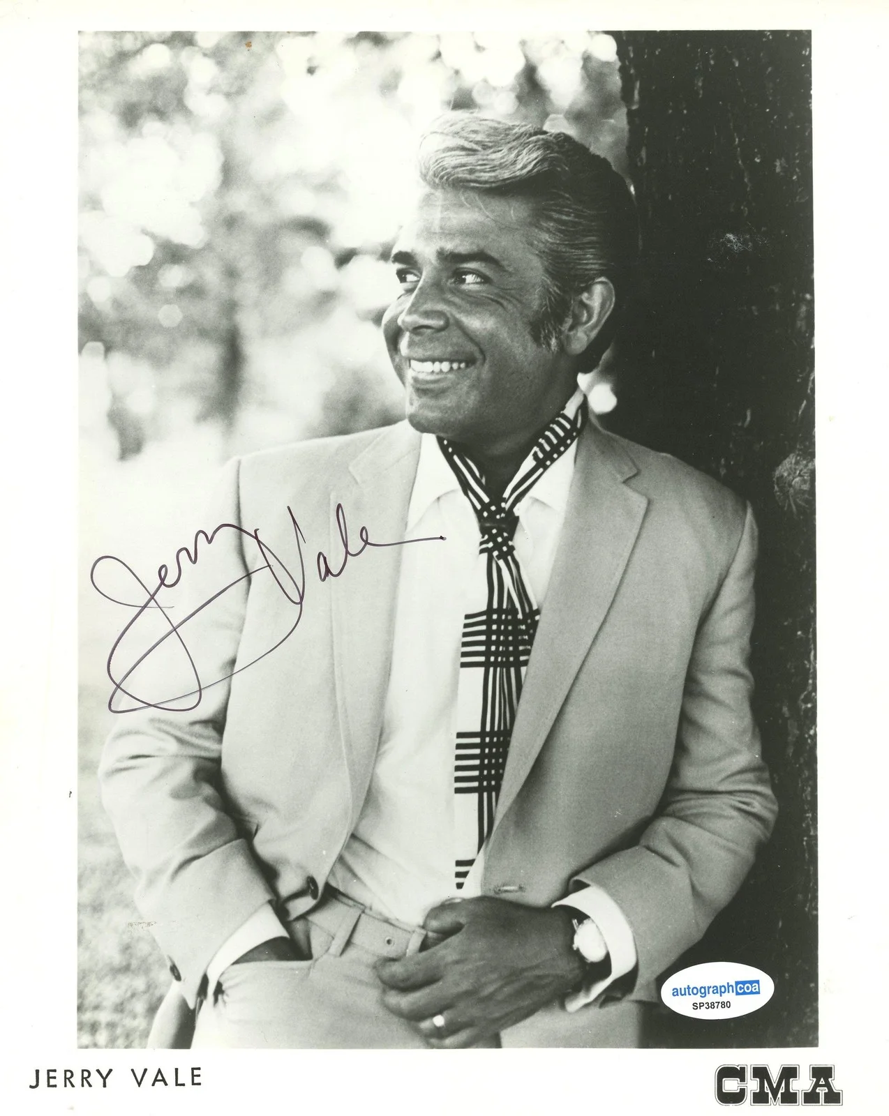 Jerry Vale — Jerry Vale "You Don't Know Me" Singer AUTOGRAPH Signed 8x10 Photo B ACOA, image 2